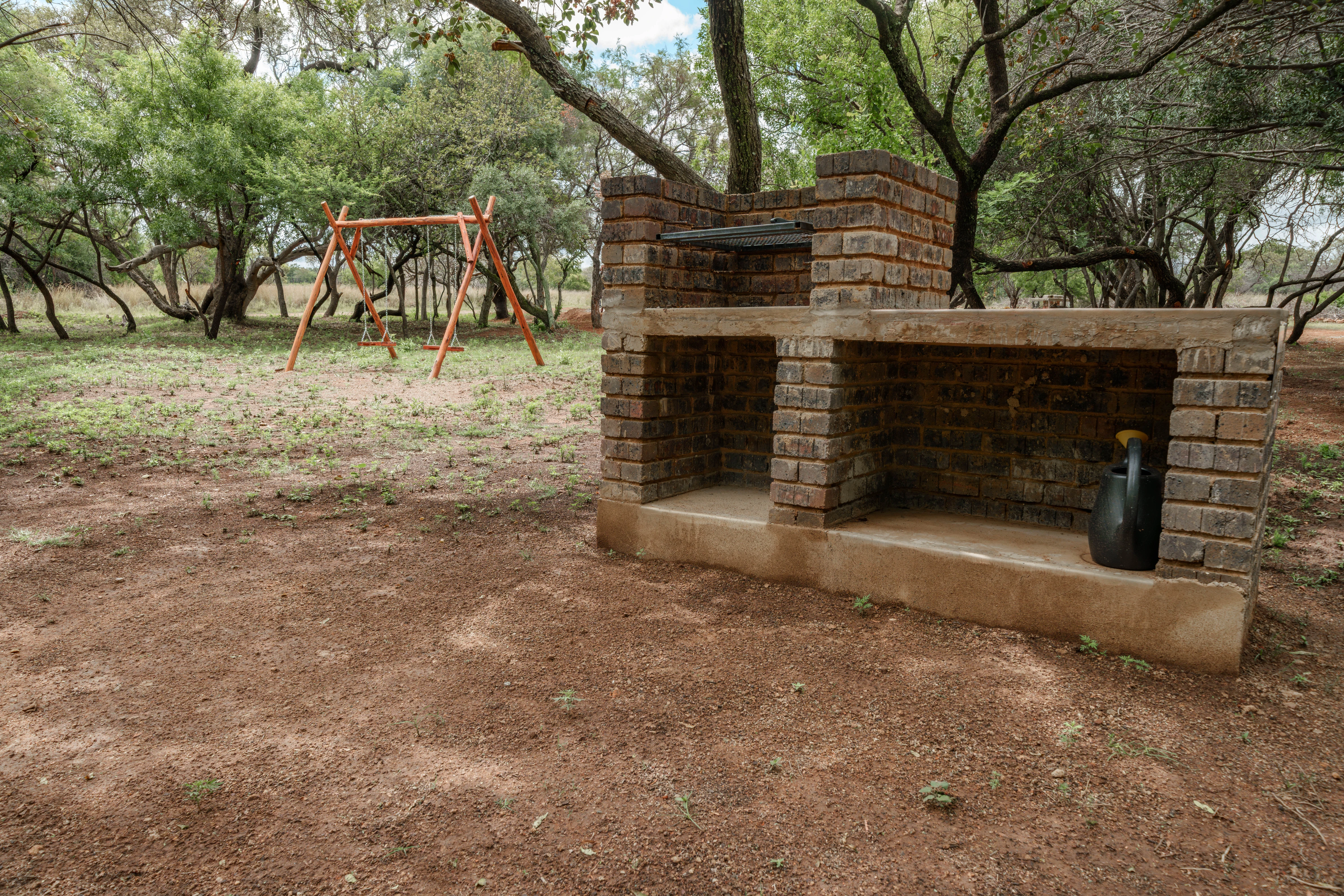 Braai area at Impala Game Ranch camping