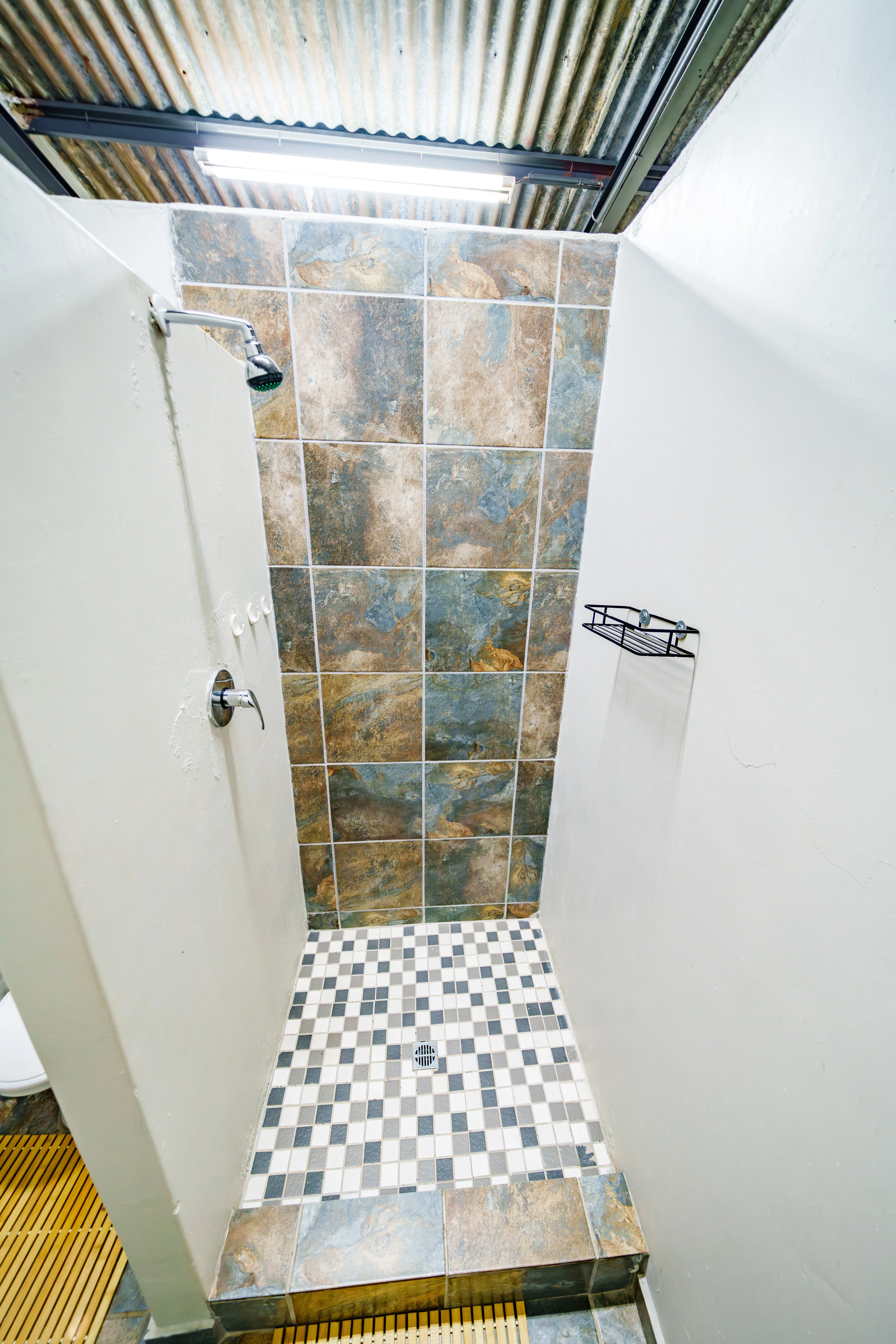 Shared bathroom at chalet area