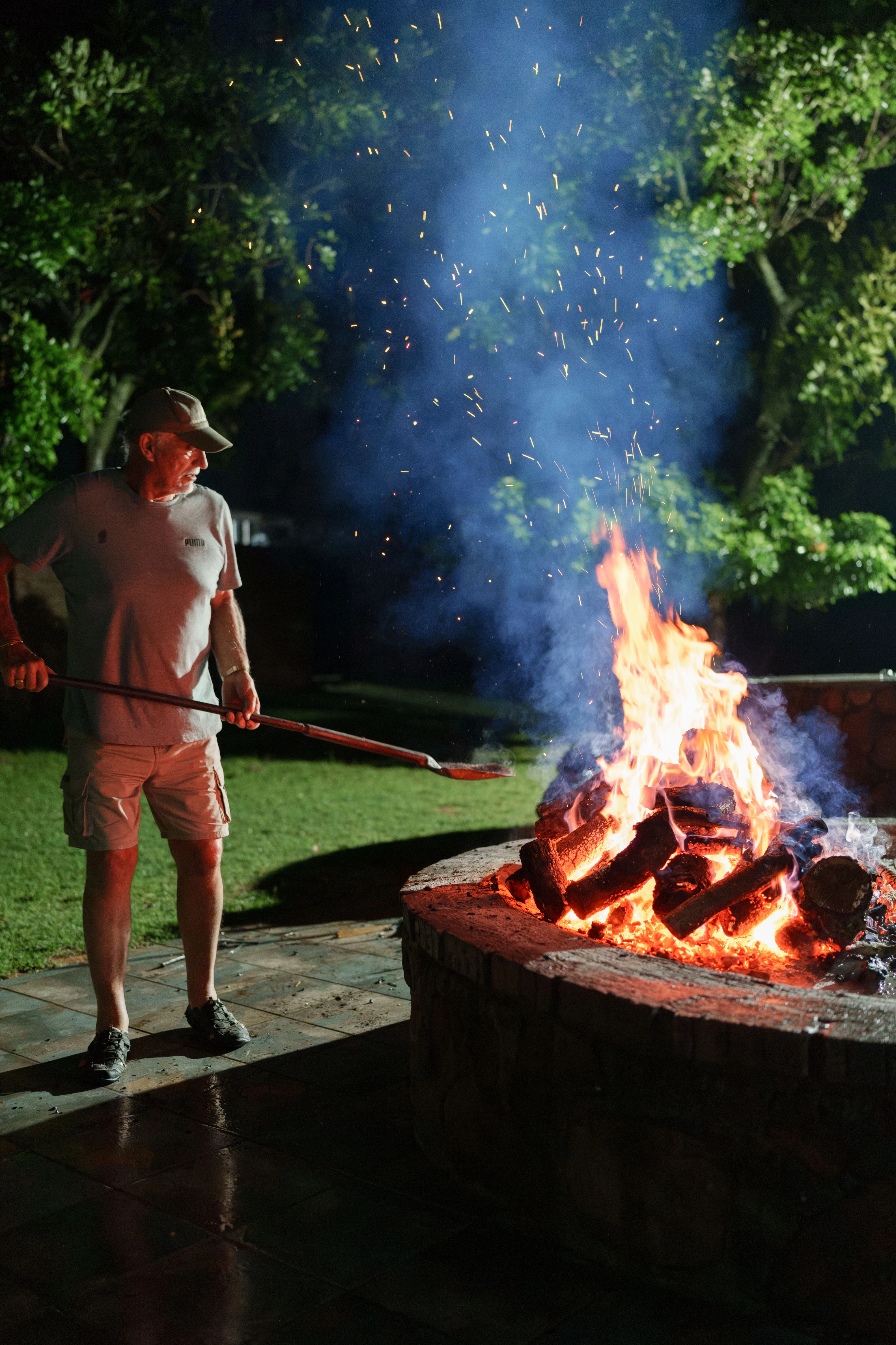 Family braai moment
