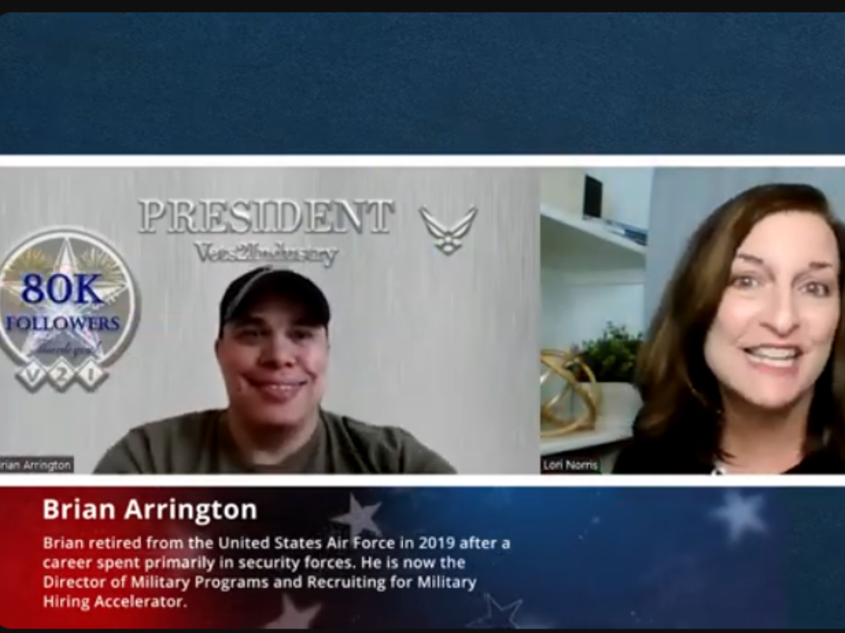 Lessons Learned for Vets virtual networking bonus question