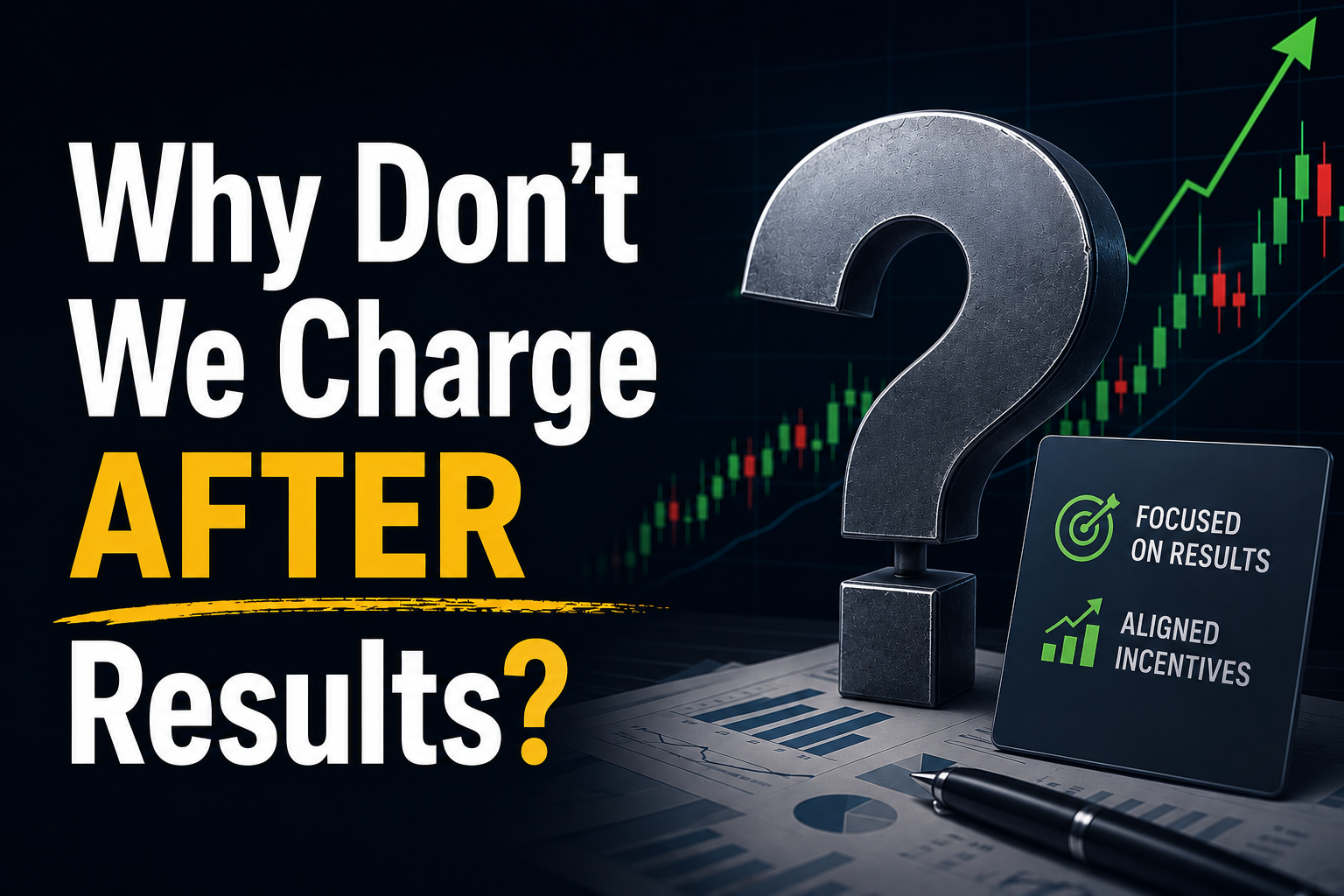 Why Don't We Charge AFTER Results? - Part 9