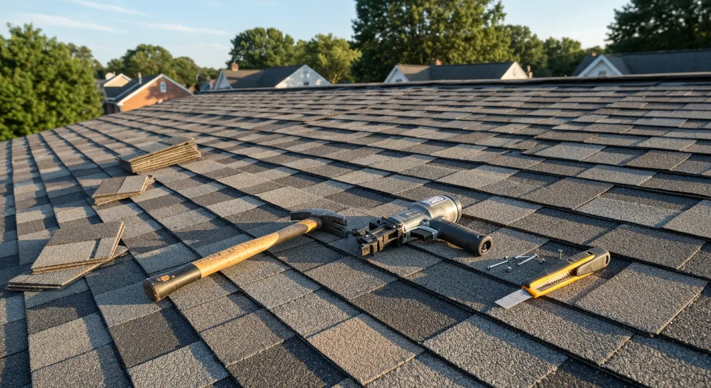 Shingle installation