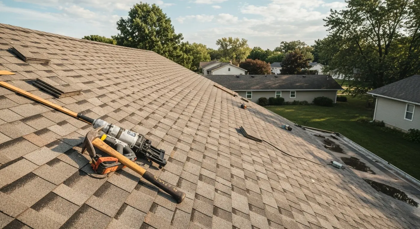 Roof repair in Baxter