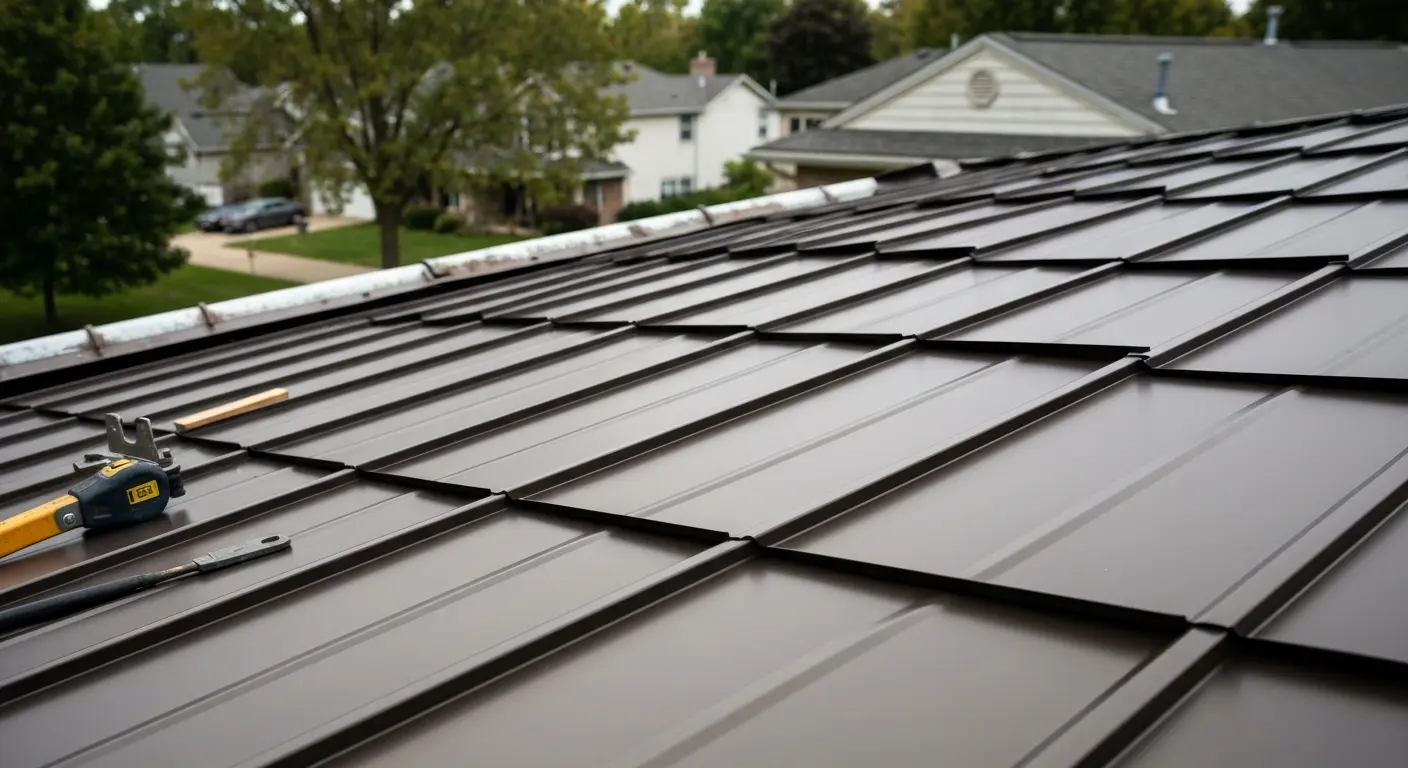 Metal roofing project Baxter
