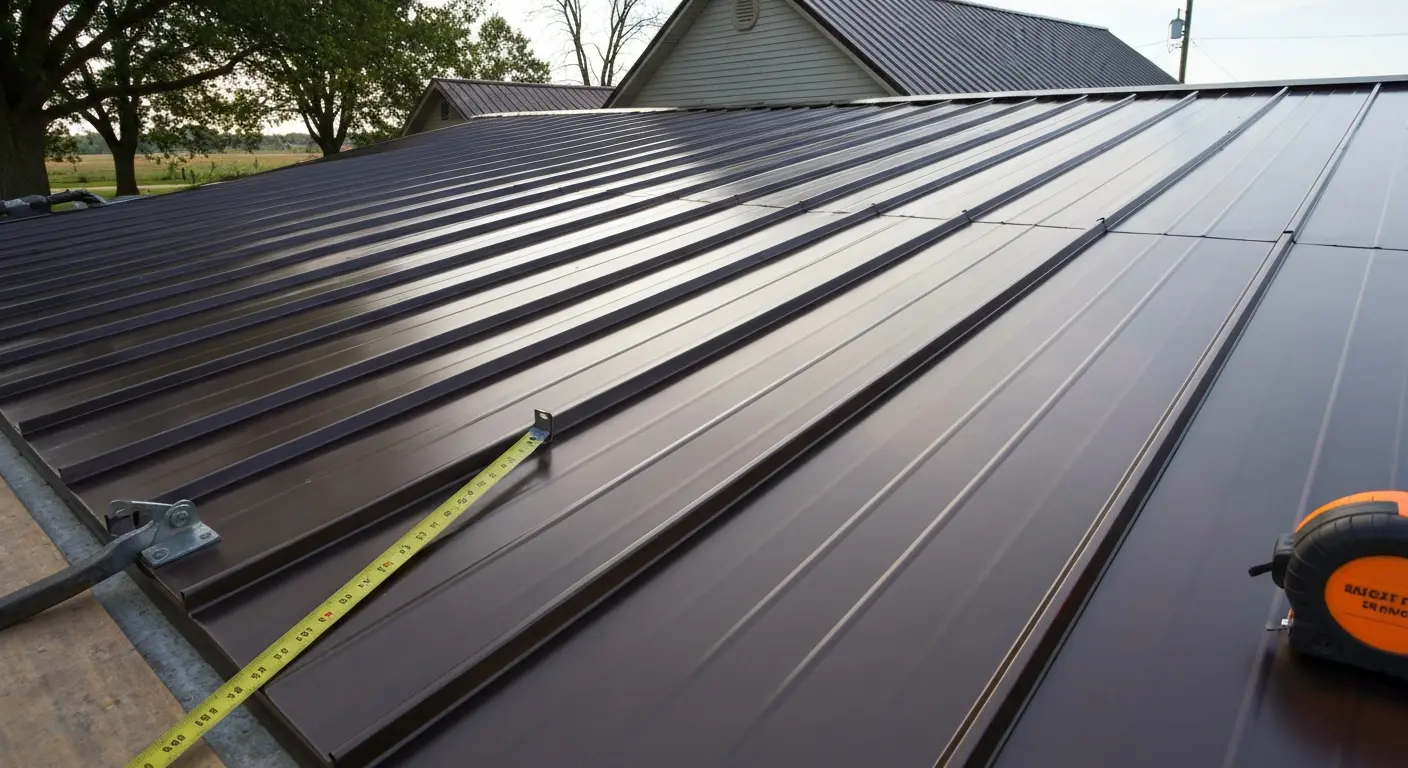 Metal roofing installation