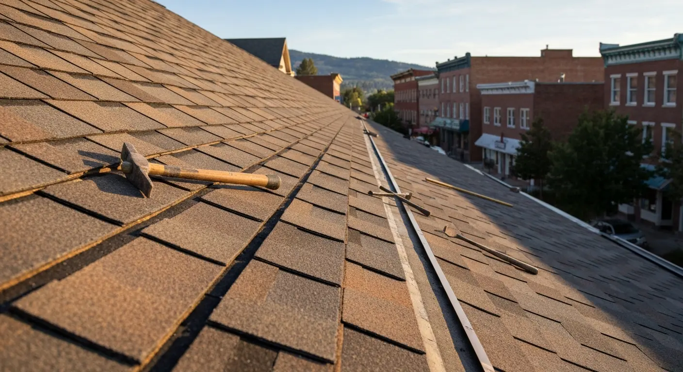 Shingle roofing installation