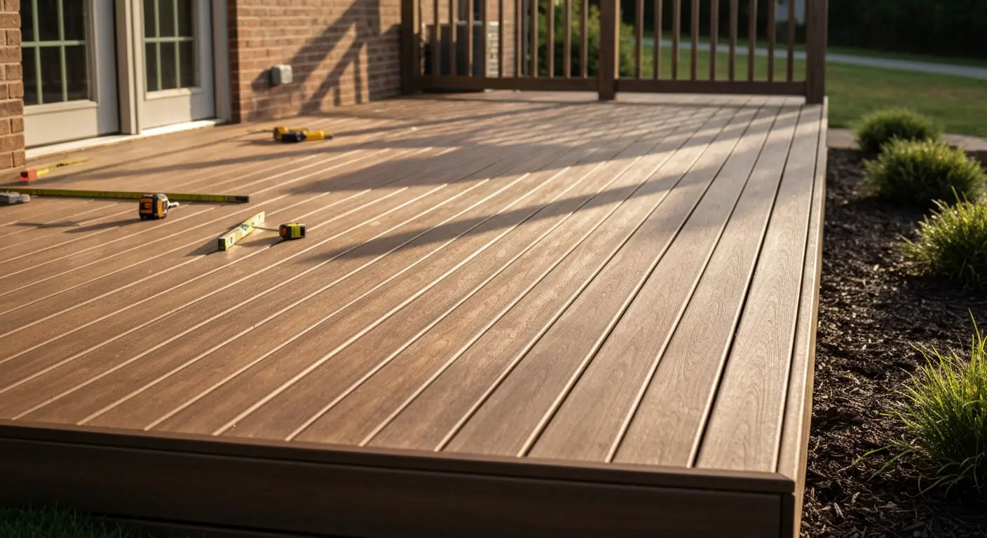 Composite deck material