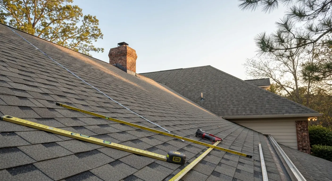 New roof installation in DeKalb County