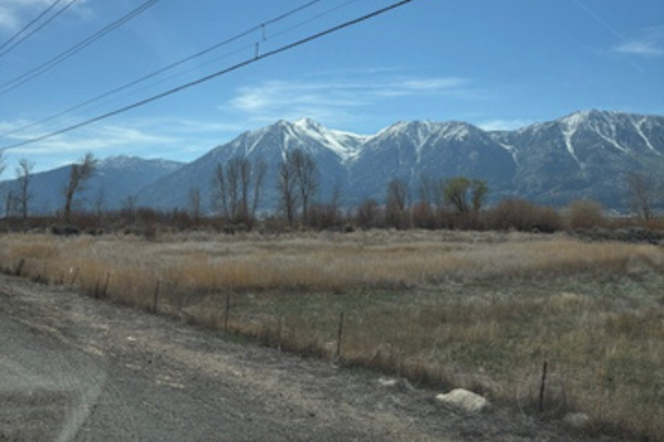 March 22, 2026  This Photo Shows The Sierras From Gardnerville, Nevada, South Lake Tahoe is on The Other Side