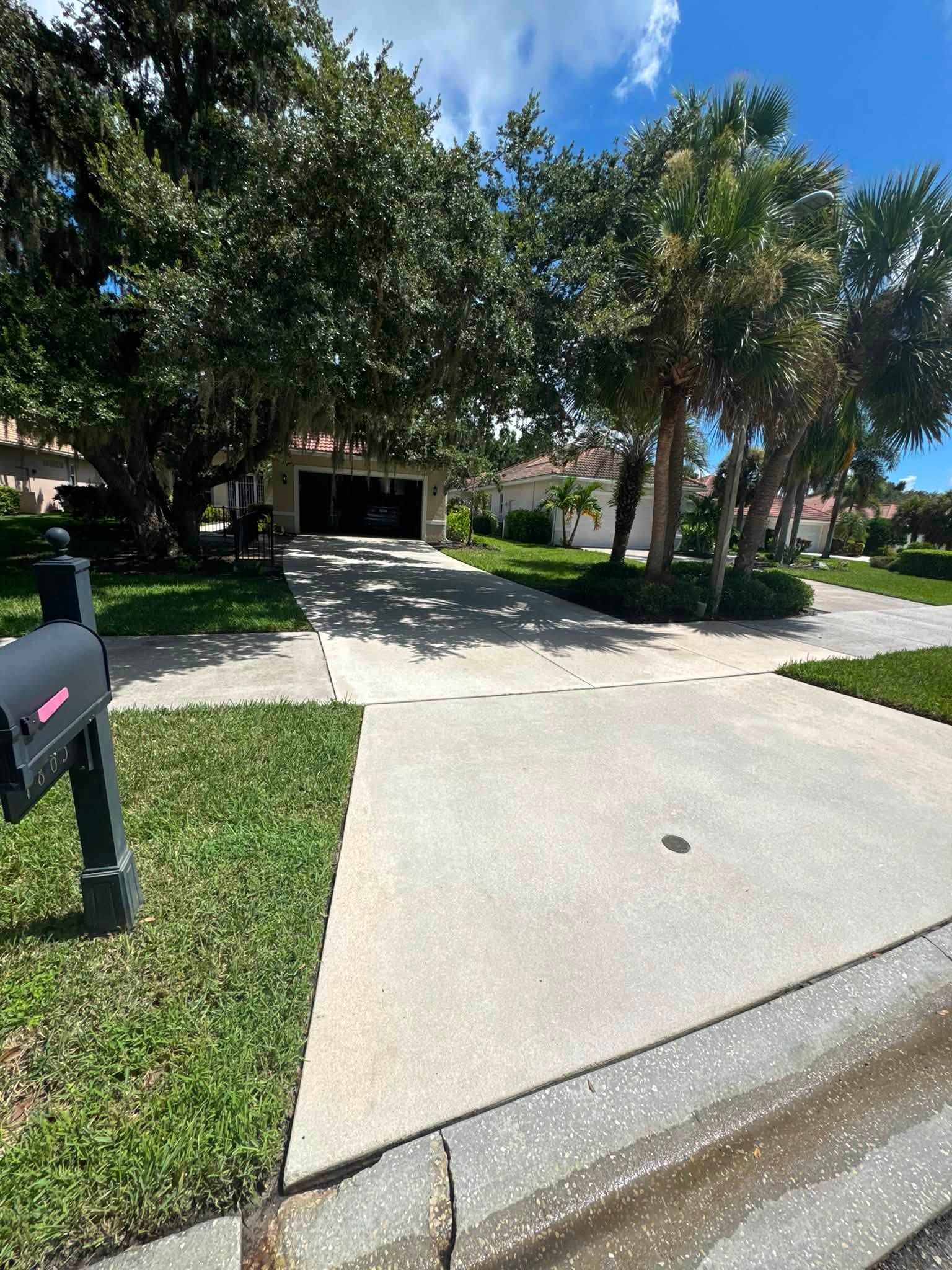 Pressure Washing surface after B&B cleaning
