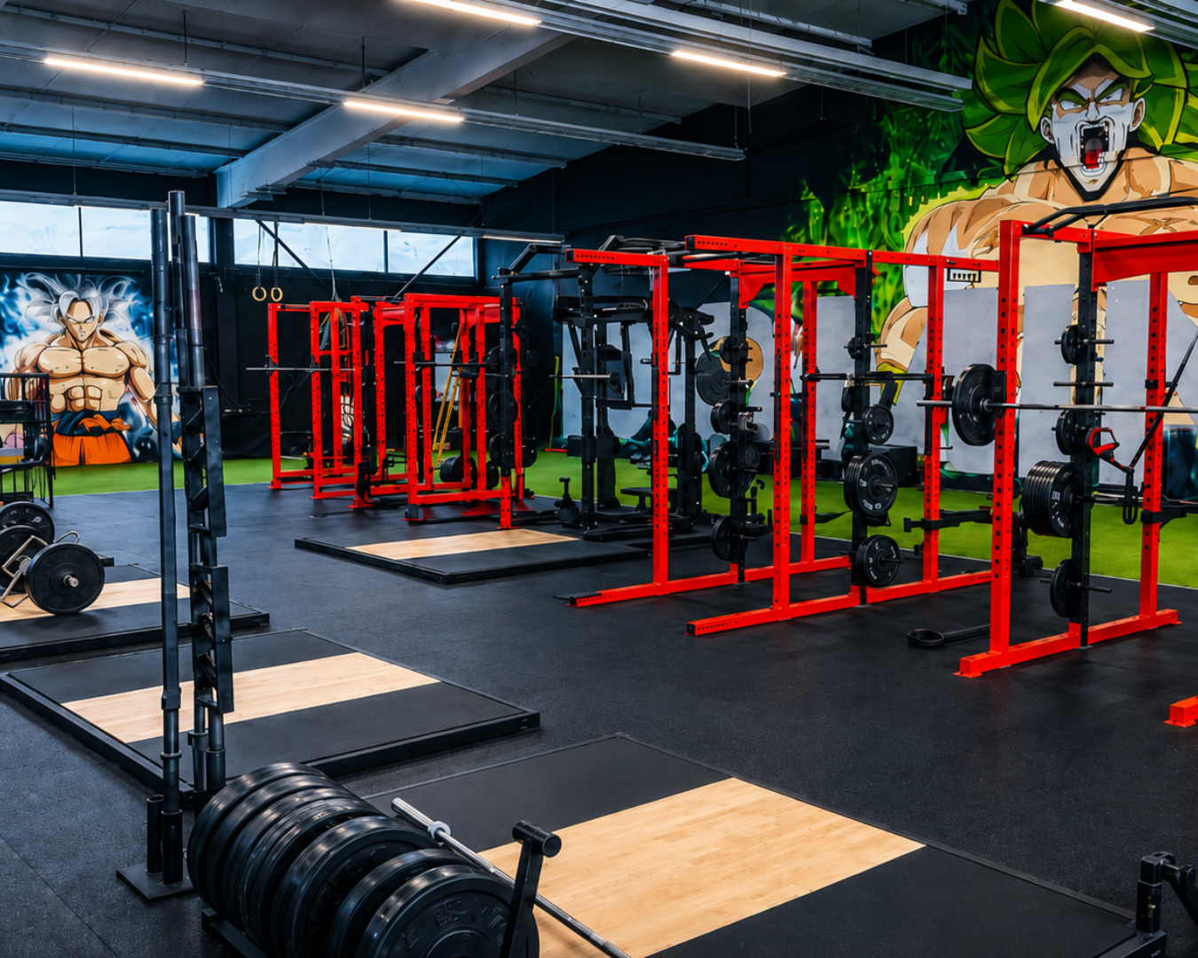 Trainingsfläche des Power Athletics Gym in Nürnberg