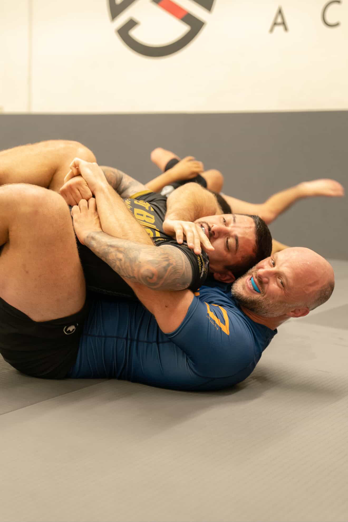 Martin McPhilimey practising Brazilian Jiu-Jitsu