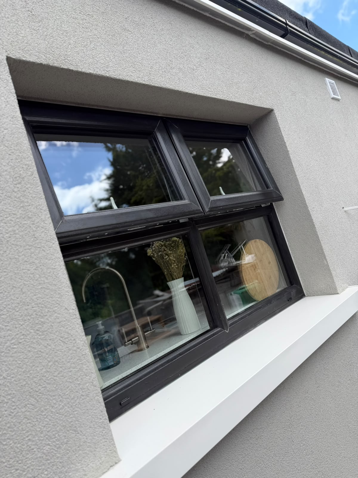 A new triple-glazed window in Sandra's retrofitted Drogheda home