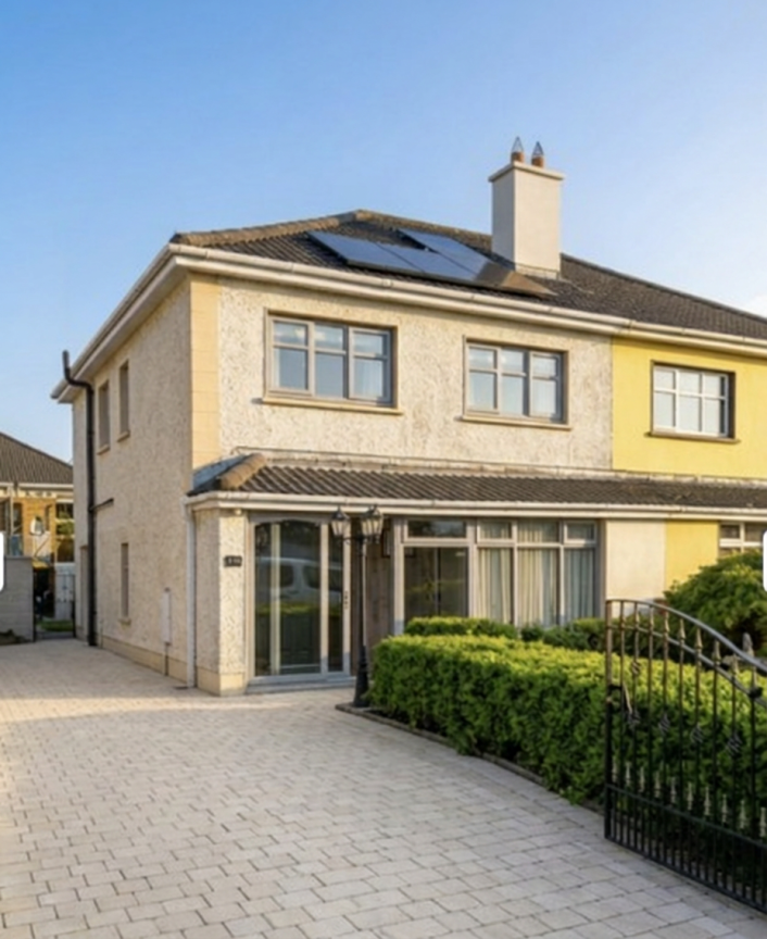 Adrian and Olivia's two-storey semi-detached home in Drogheda after its retrofit