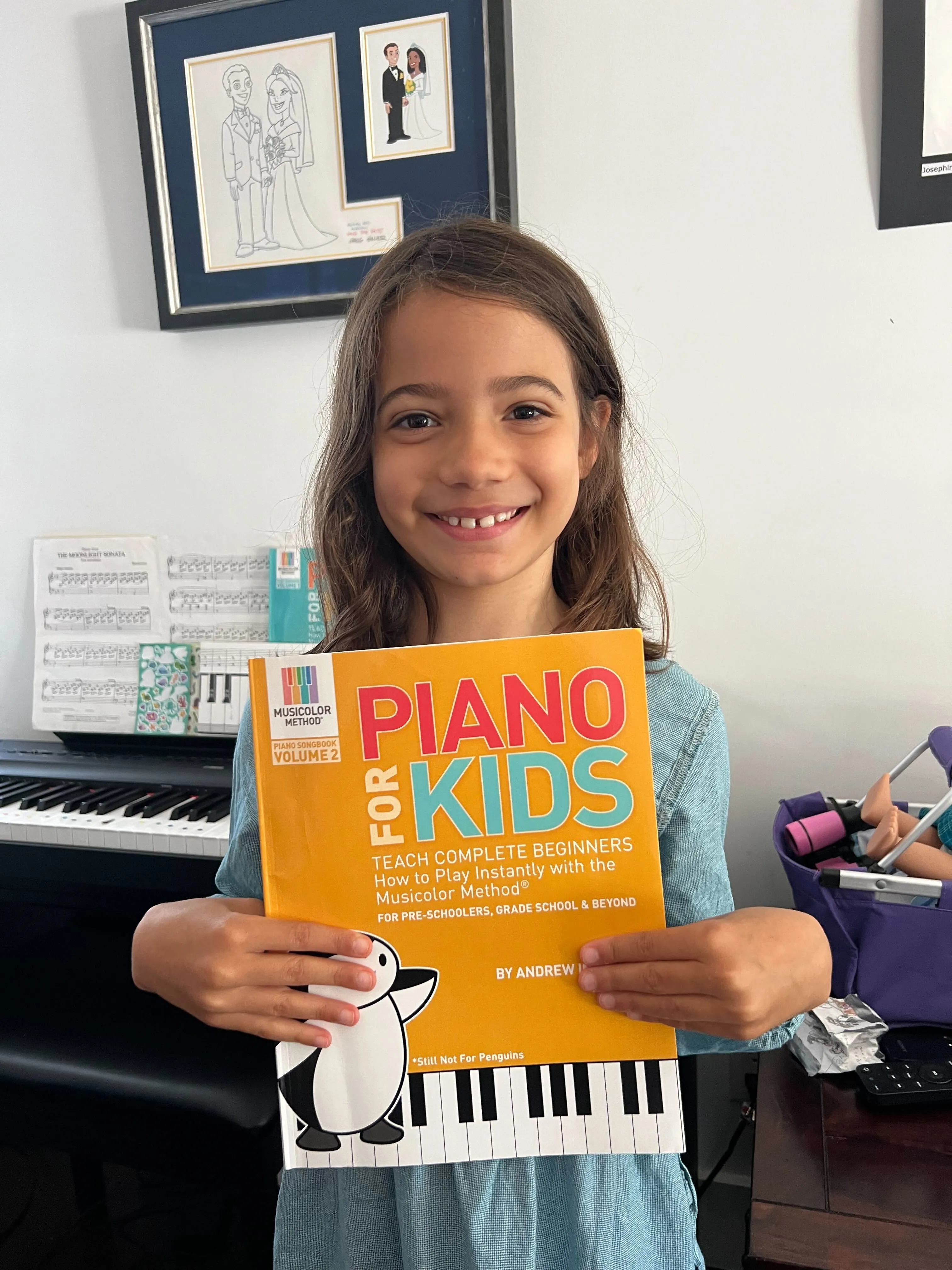 Music learning activity for students at Musicolor Method NYC