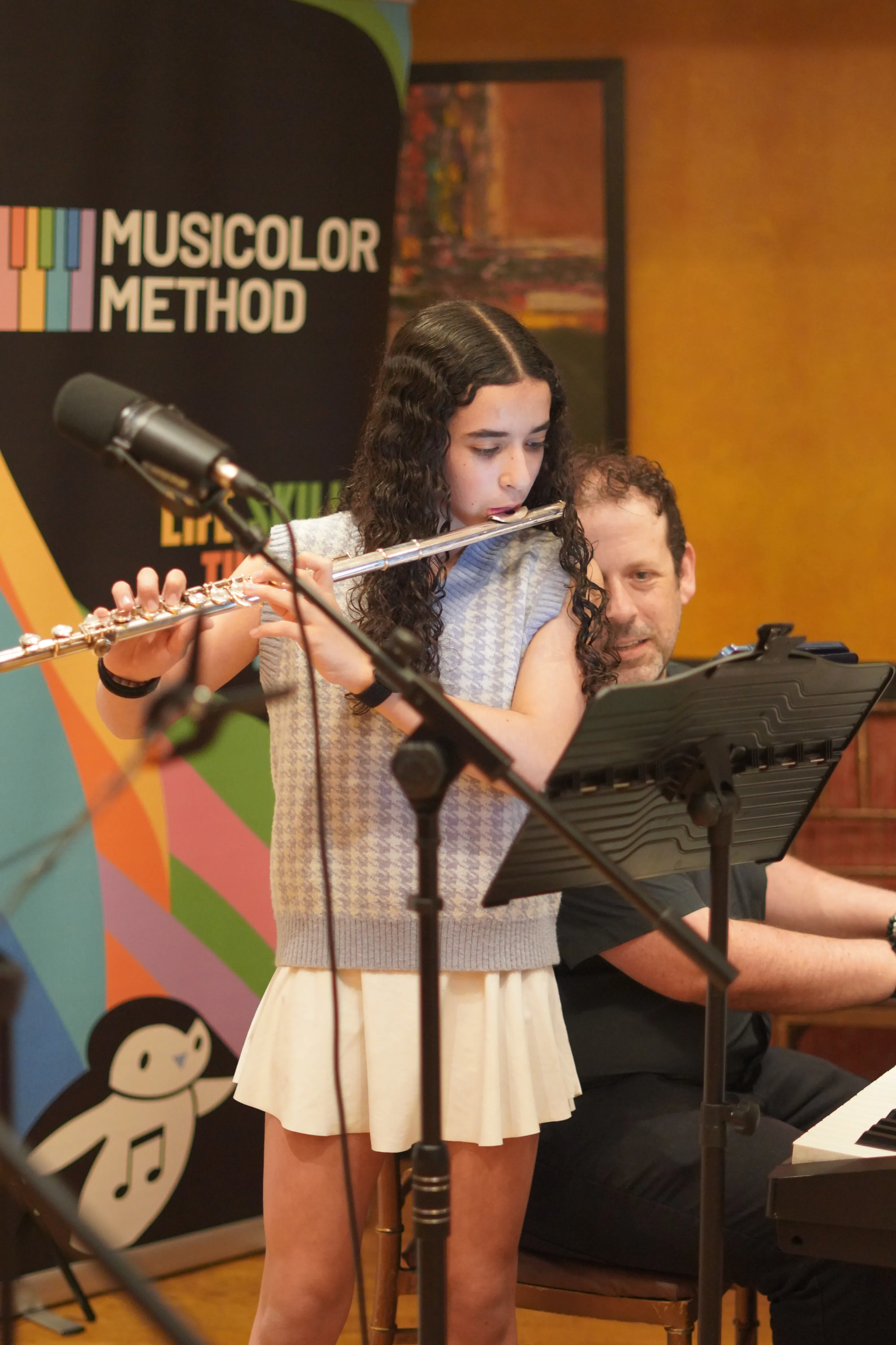 Teen music learning activity in NYC