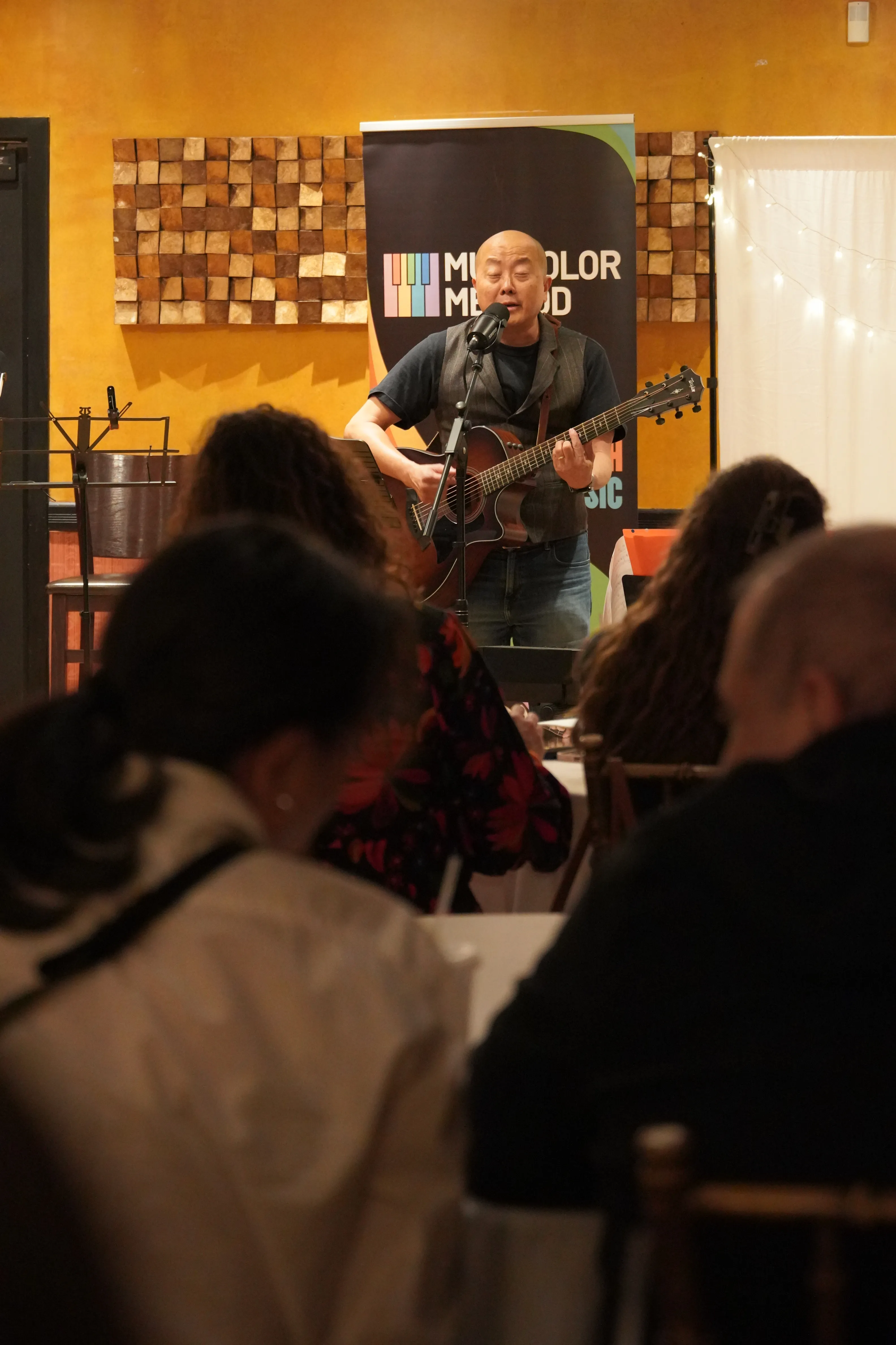 Teen and tween students learning music in NYC