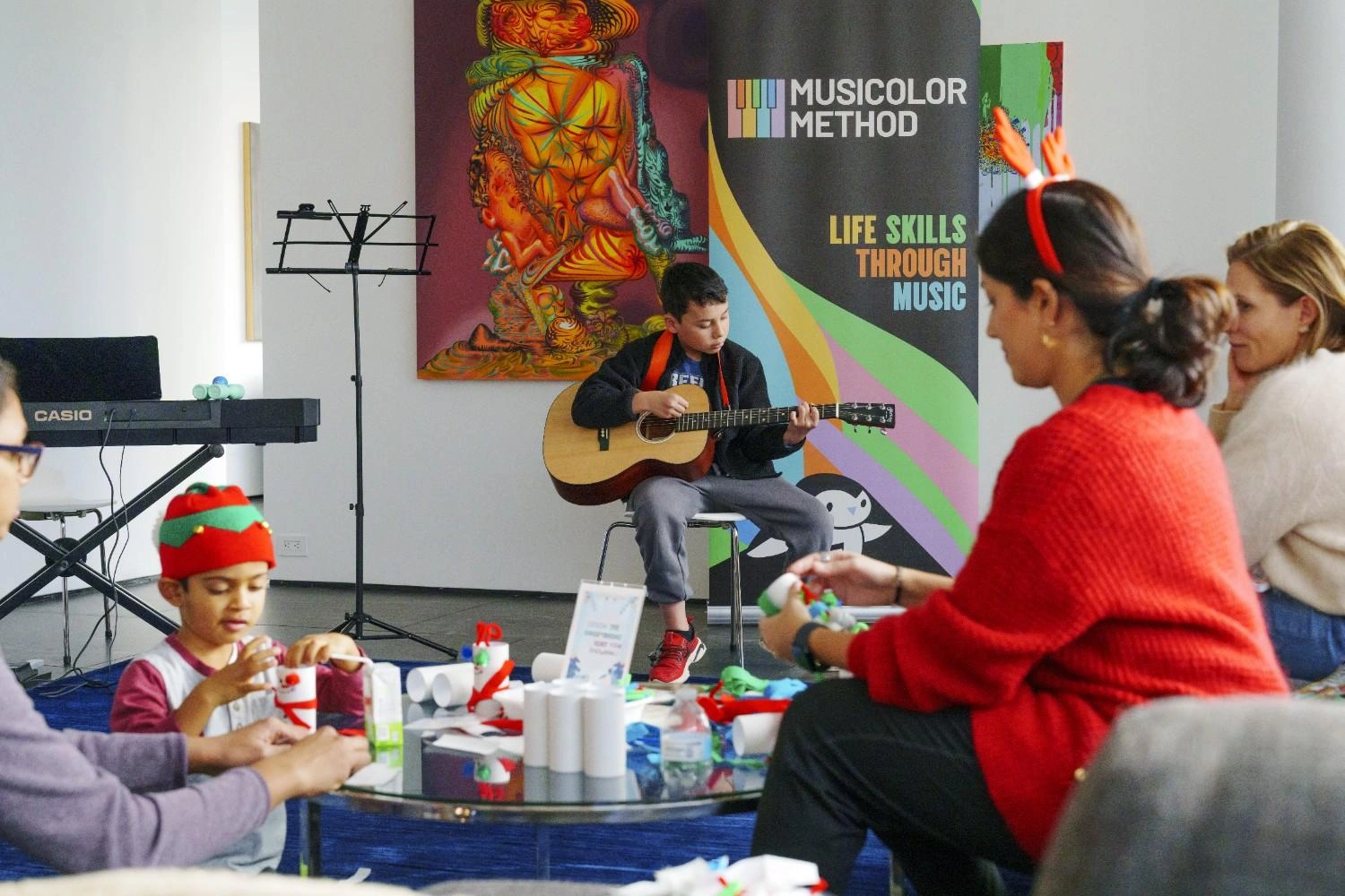 Music and holiday activity at Musicolor Method NYC