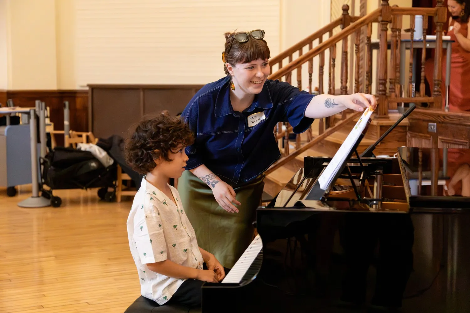 Young musician performing at Musicolor Method NYC