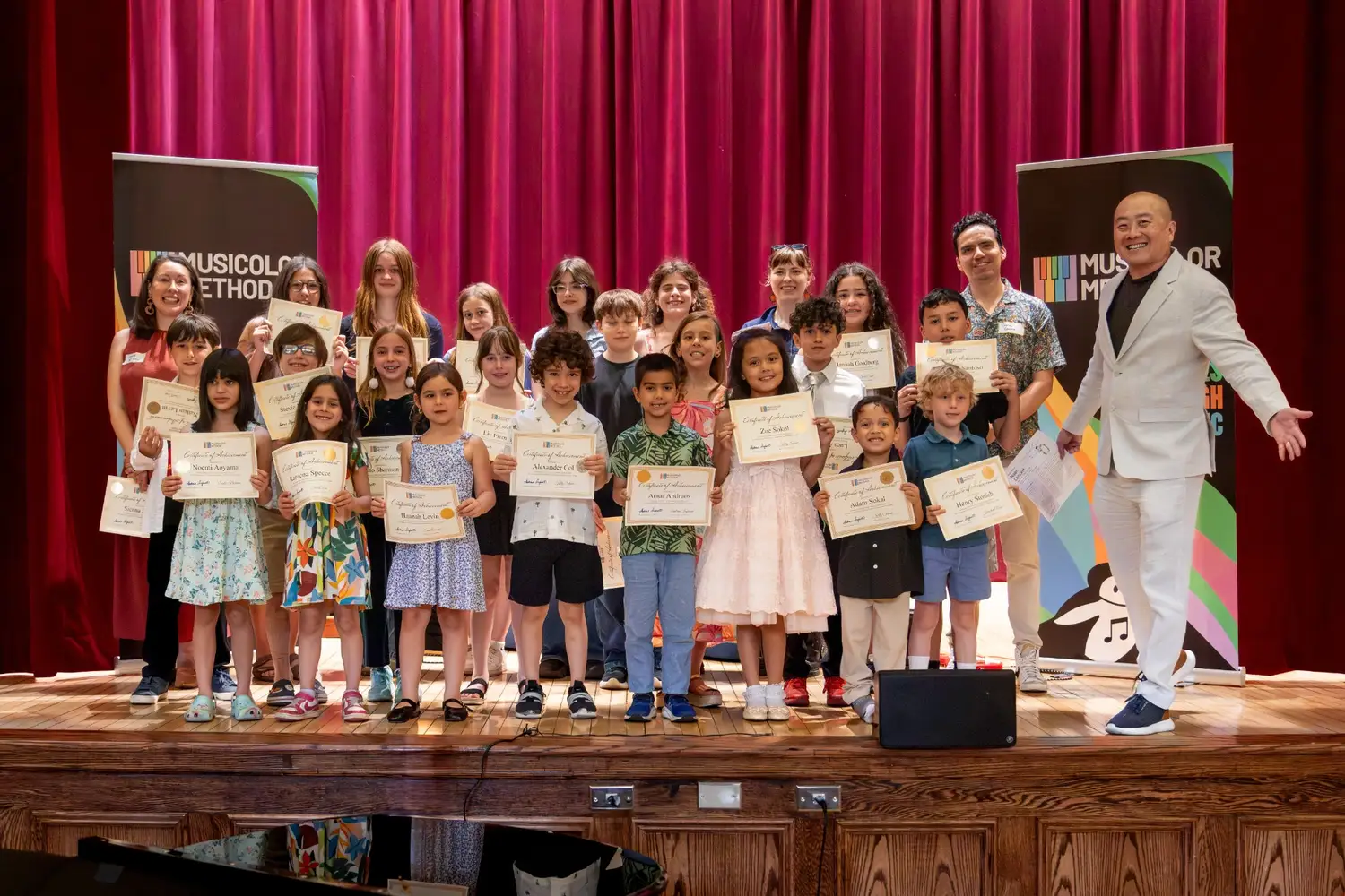Student music performance at Musicolor Method NYC