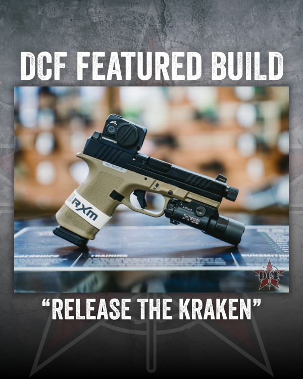DCF Guns custom build – Release the Kraken, an FDE pistol with compensator