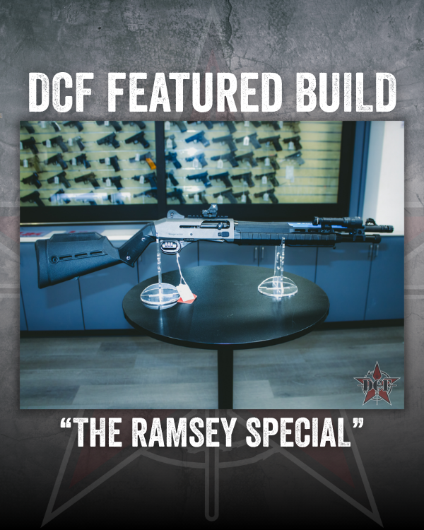 DCF Guns custom build – The Ramsey Special, a black rifle