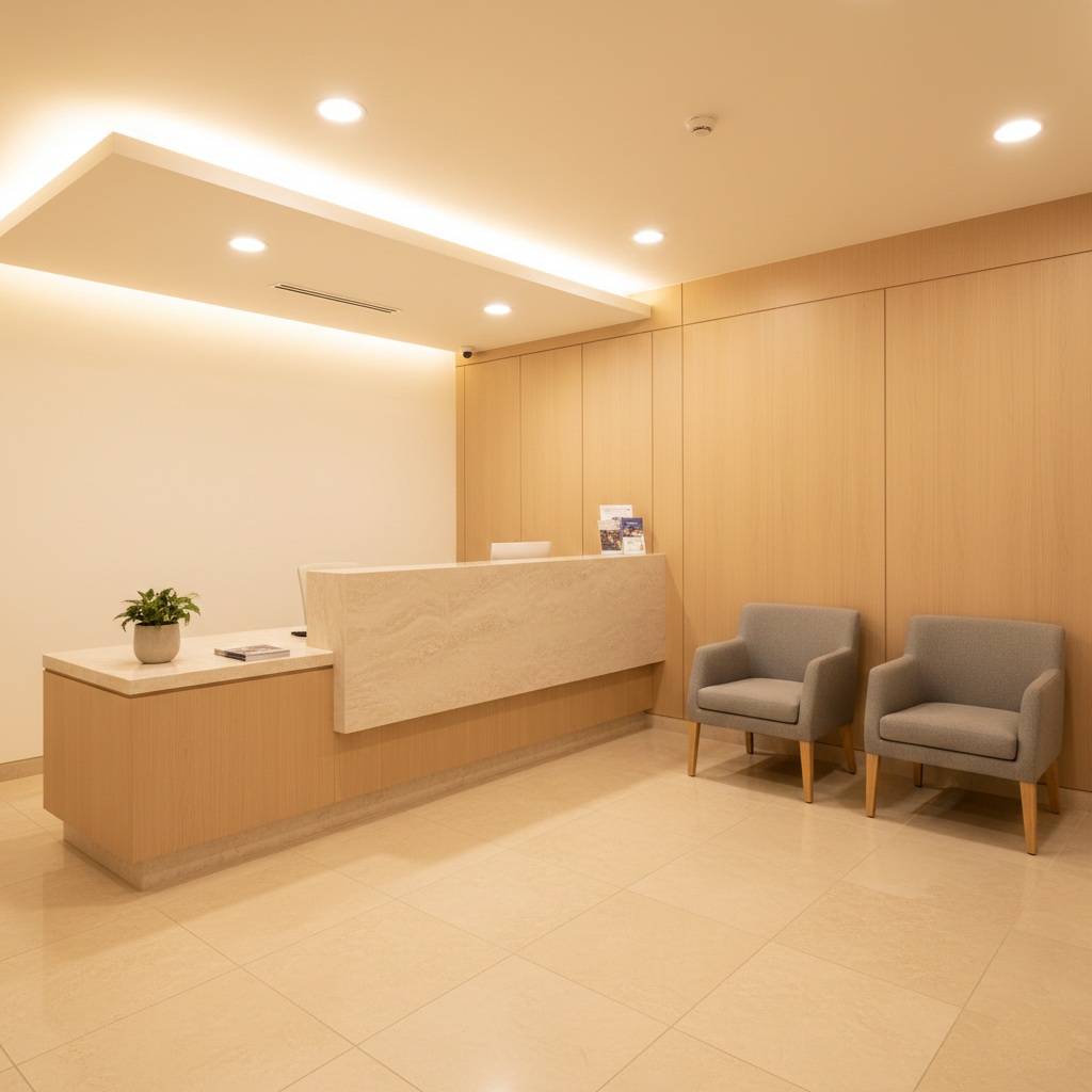 Professional medical reception