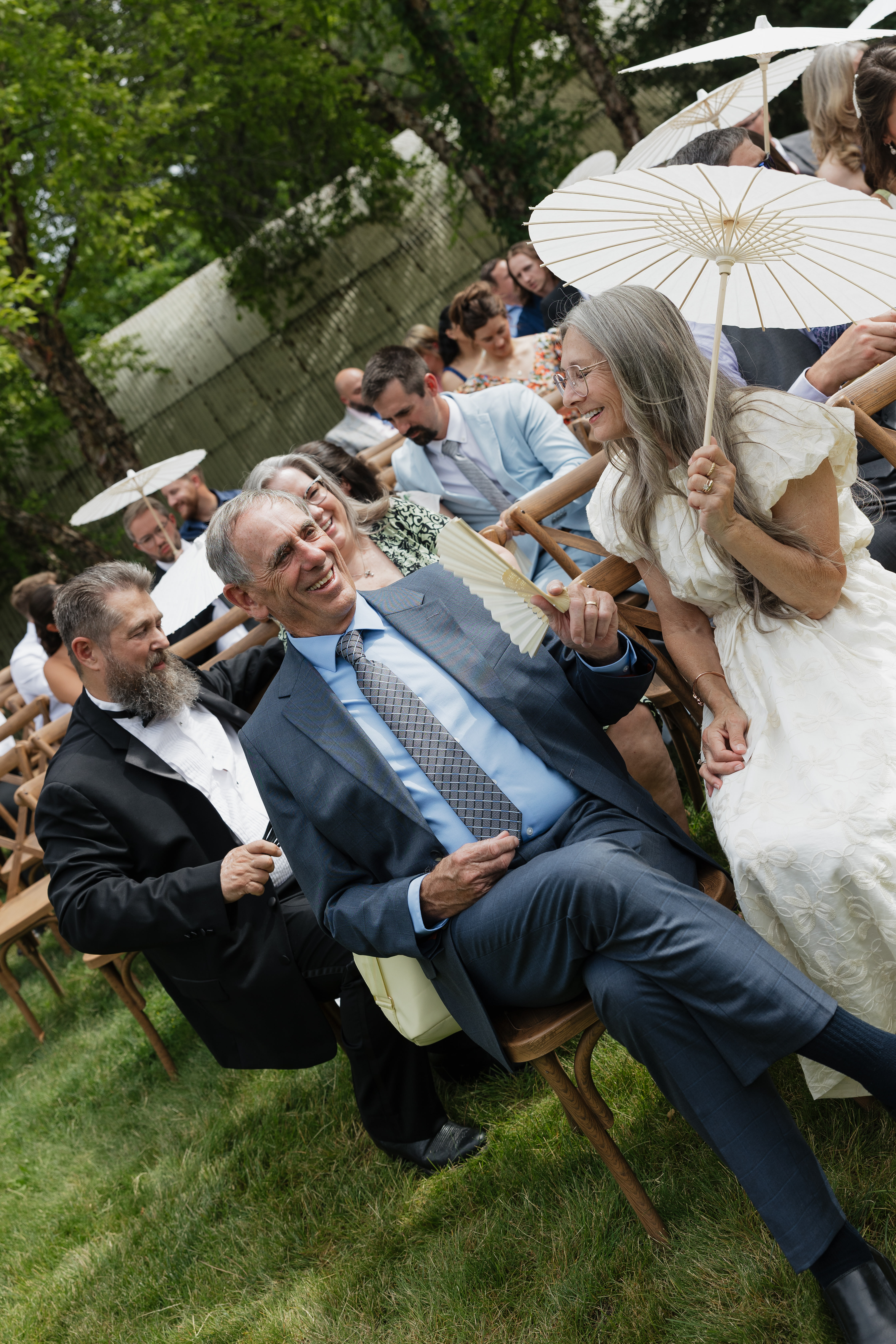Wedding guests enjoying Stone Crossing
