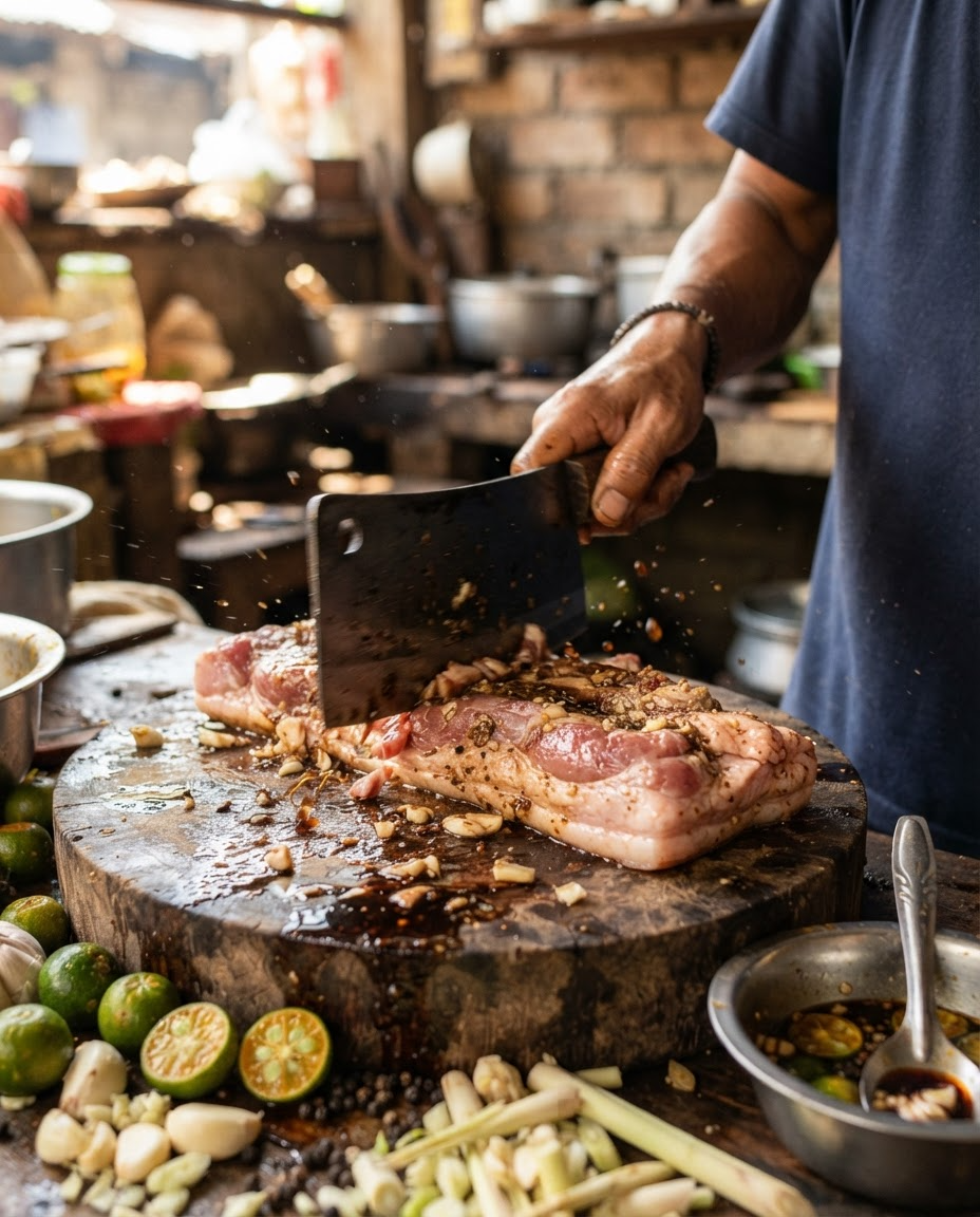 Baboy Paluto — pork cooked to order