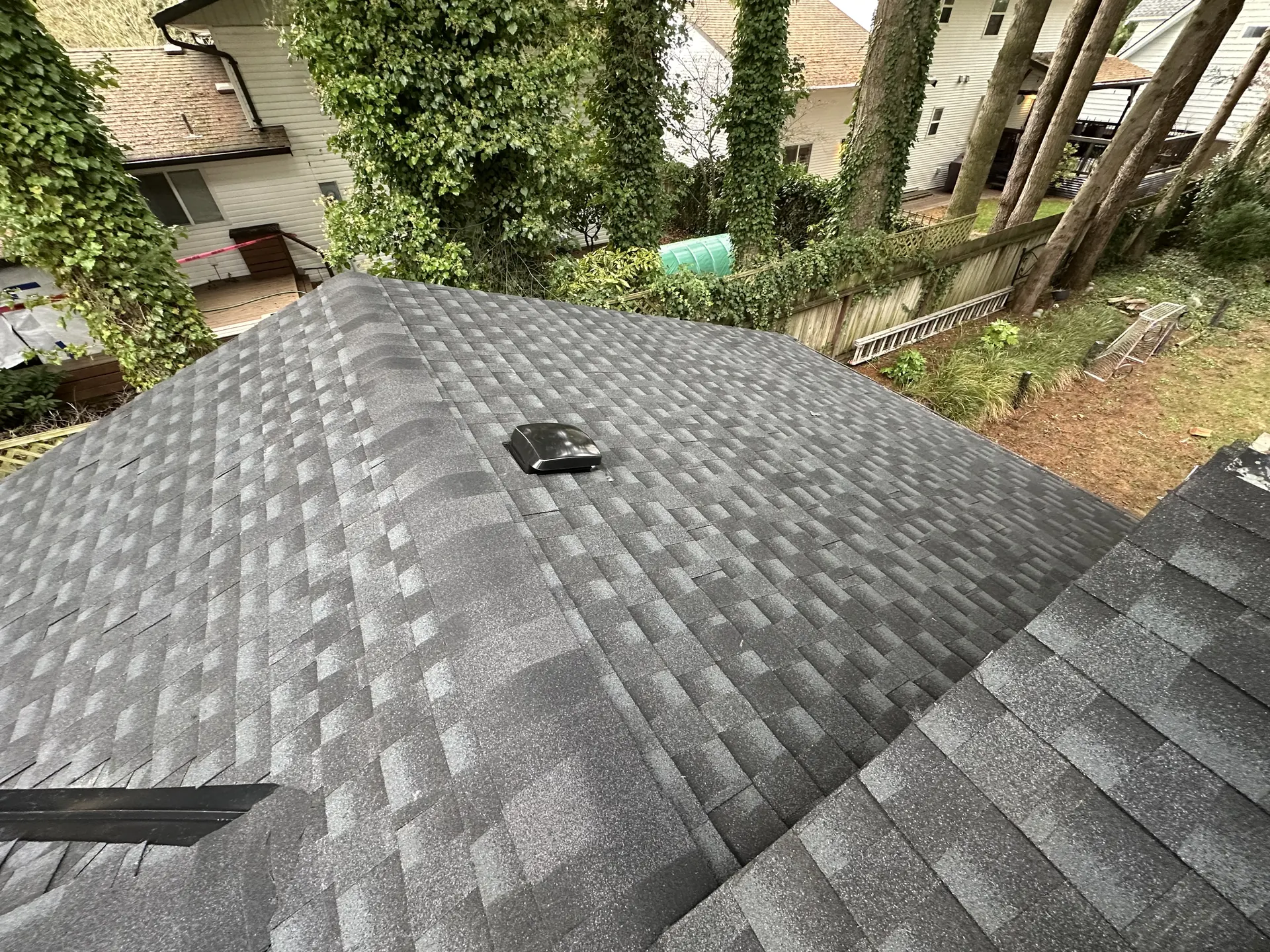 Completed residential roof replacement project in Metro Vancouver