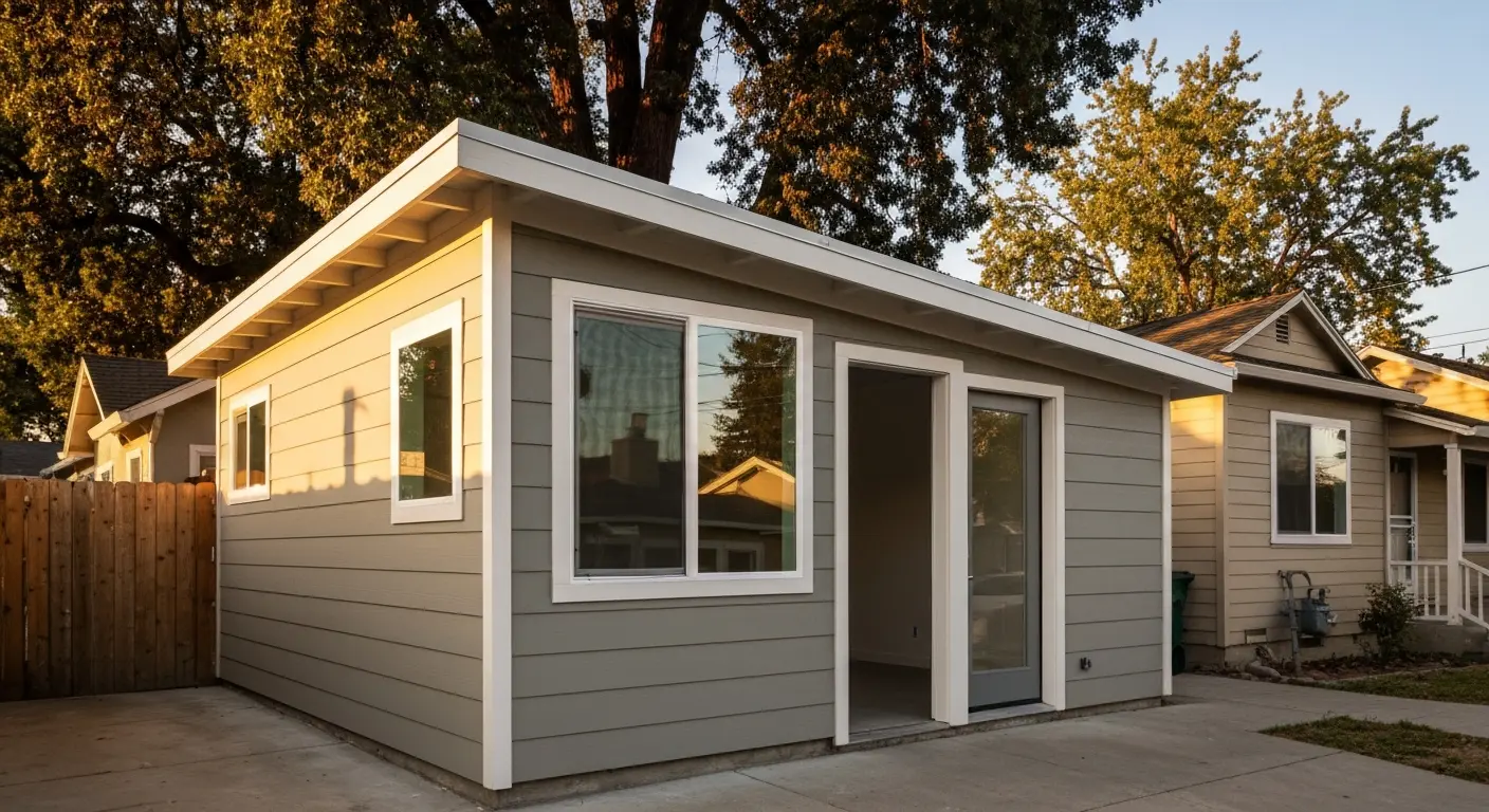 Garage conversion ADU in East Sacramento