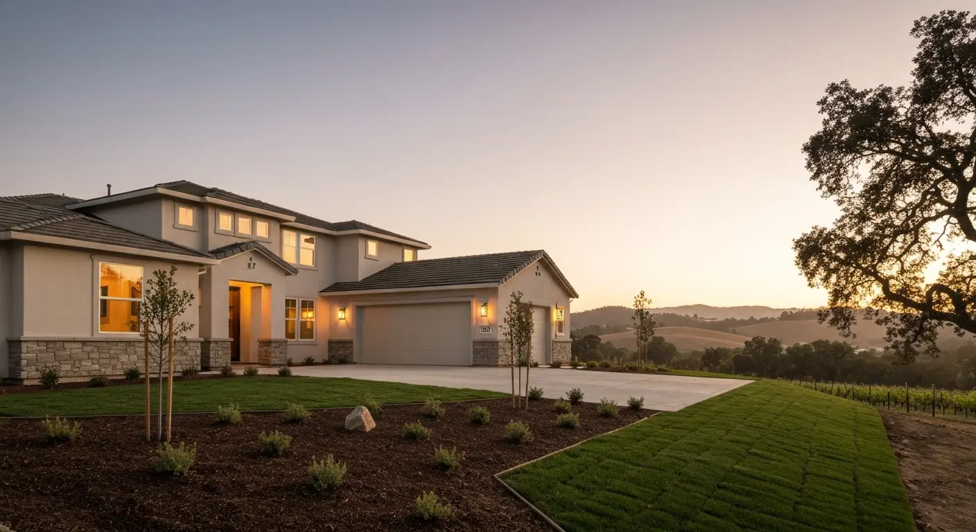 New construction home Napa