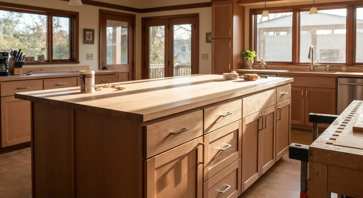 Custom kitchen island design