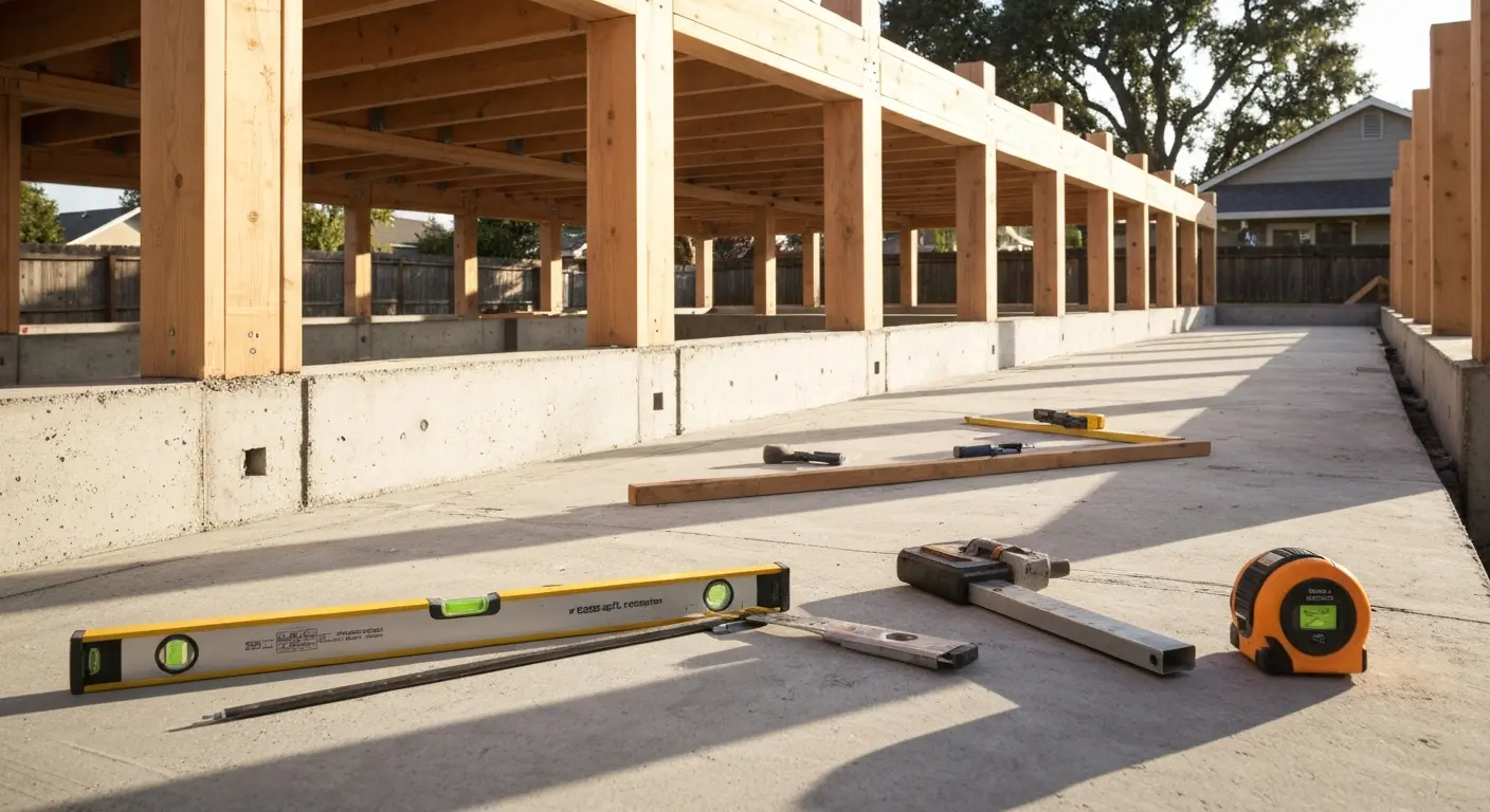 Foundation and structural work