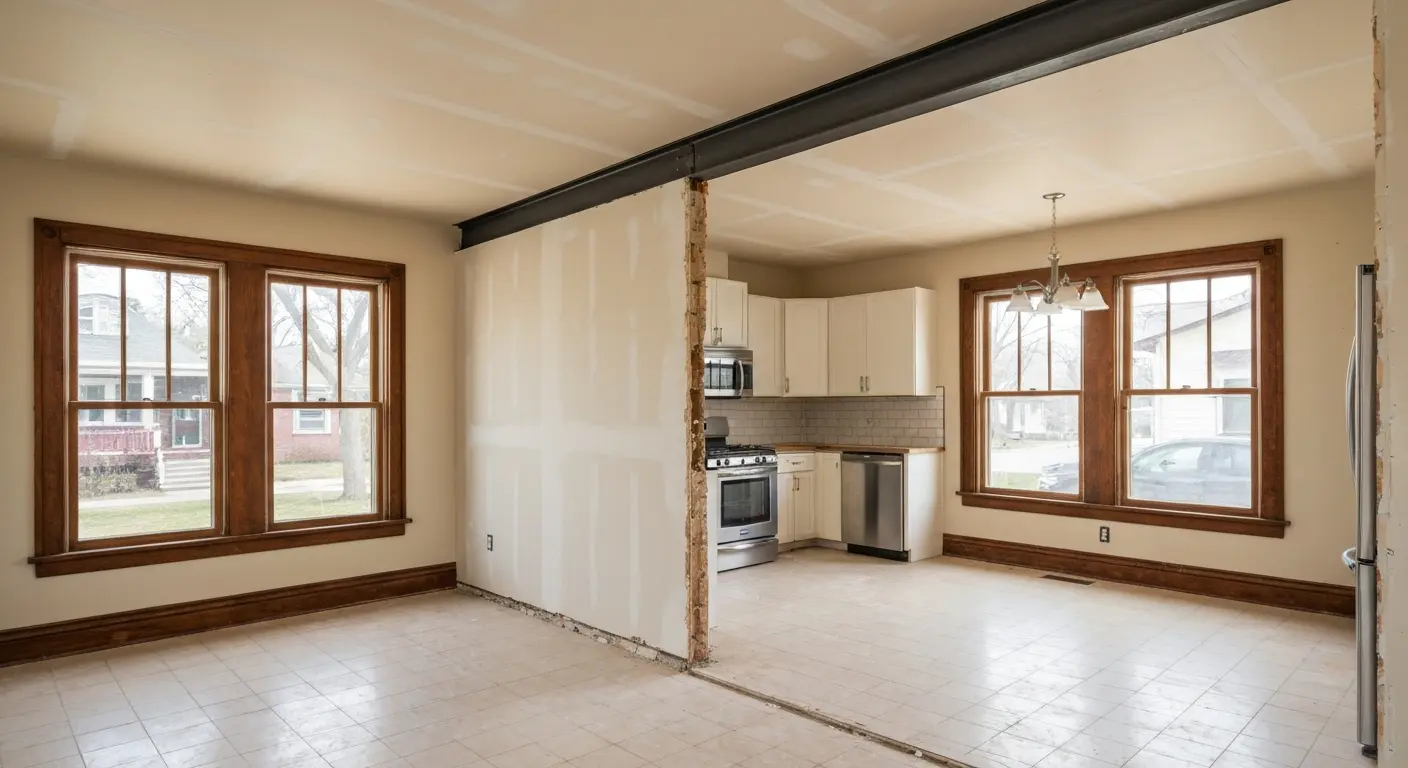 Load-bearing wall removal