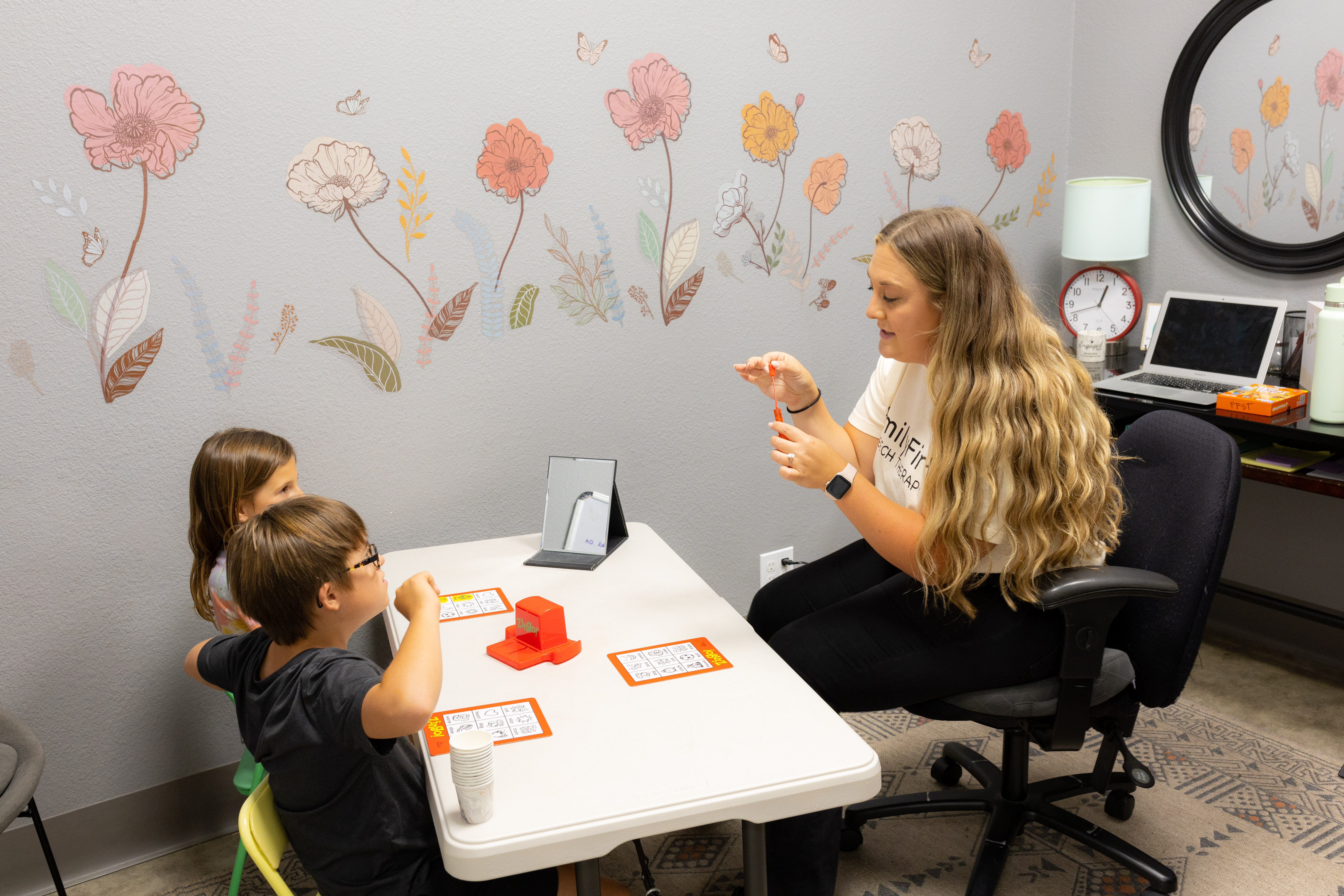 Child-focused speech therapy support