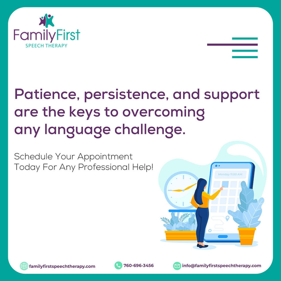 Family First Speech Therapy communication encouragement resource