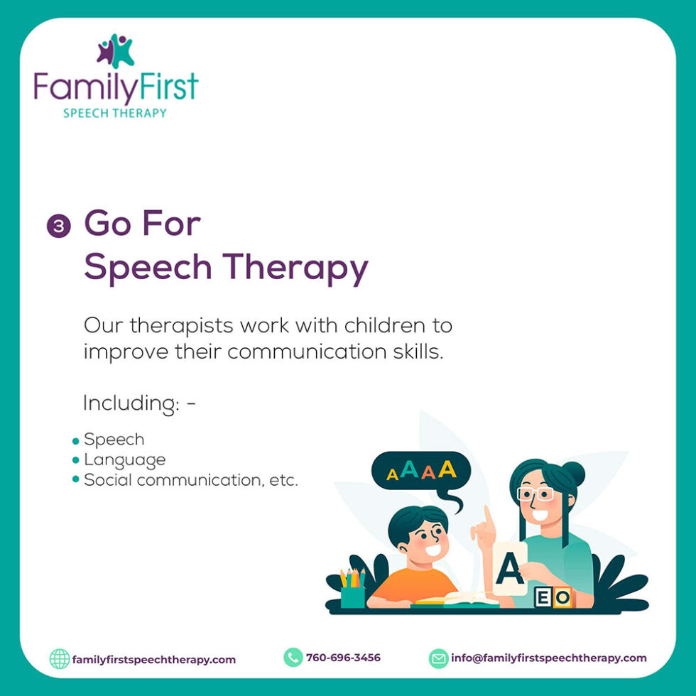 Family First Speech Therapy child development resource