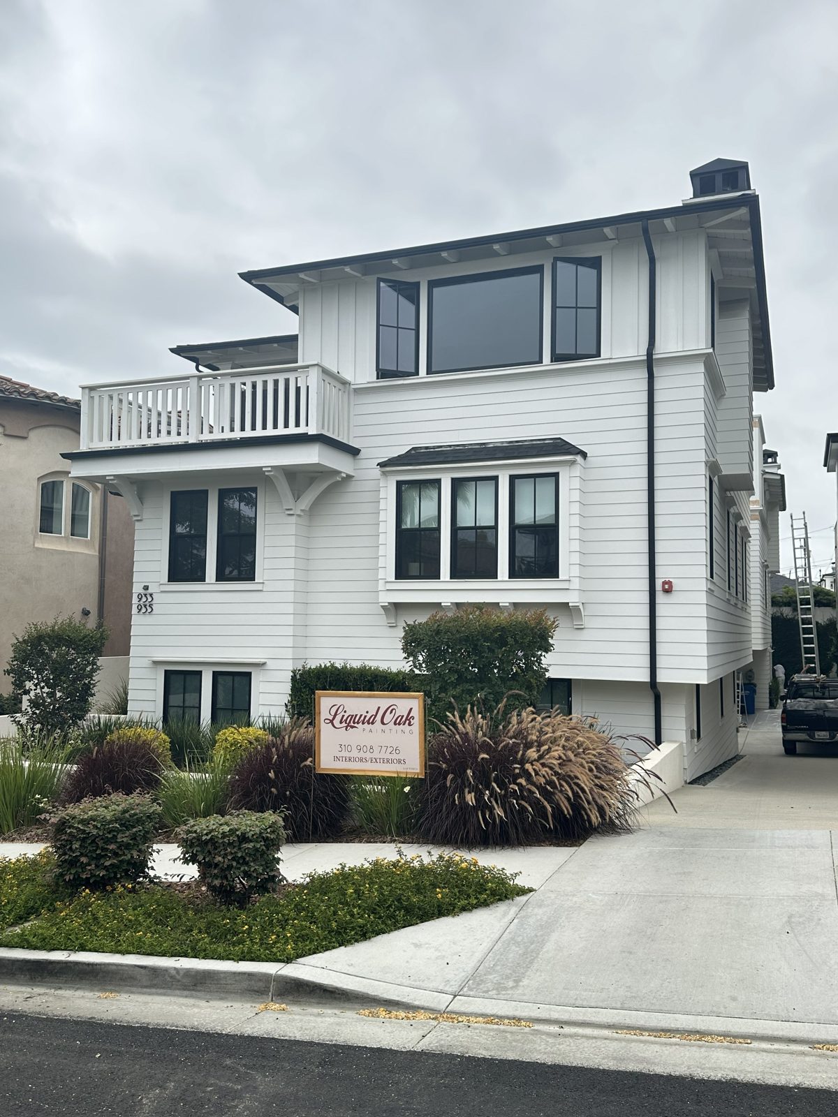 Three-story exterior repaint