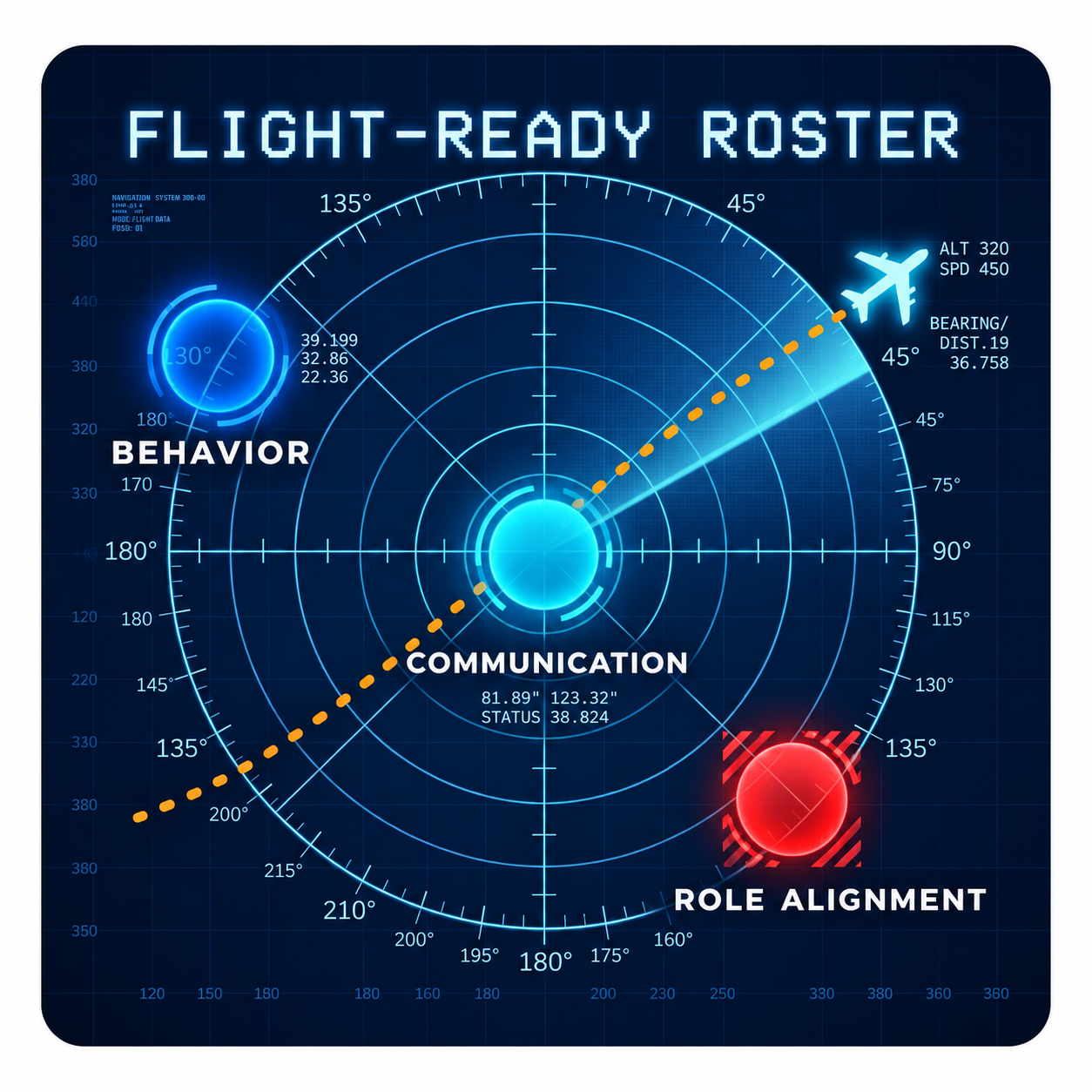Alonzo leading a Flight Assessment session