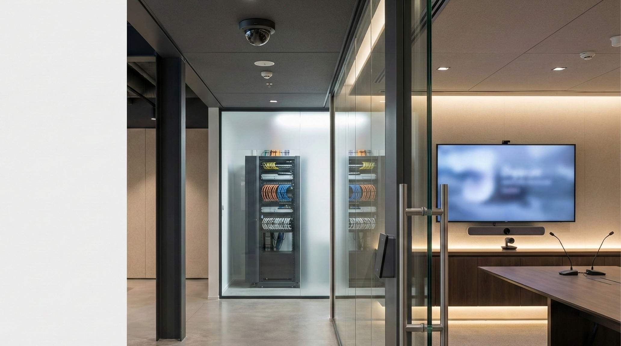 Nowoczesna instalacja teletechniczna, serwerownia
