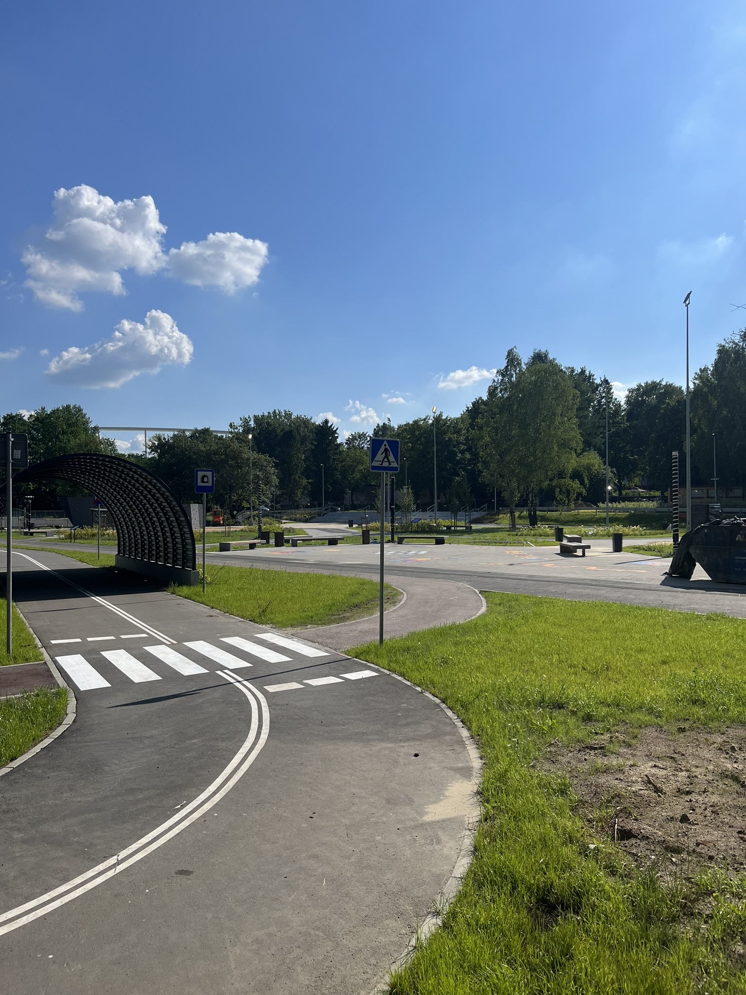 Miasteczko ruchu drogowego ze skateparkiem – WPKiW Chorzów