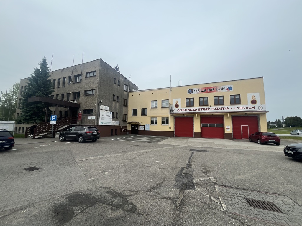 Przebudowa budynku Urzędu Gminy oraz OSP w Łyskach