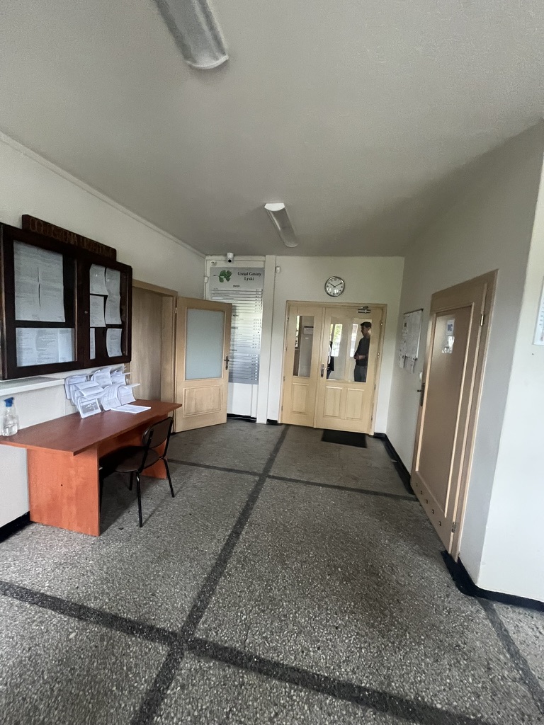 Przebudowa budynku Urzędu Gminy oraz OSP w Łyskach