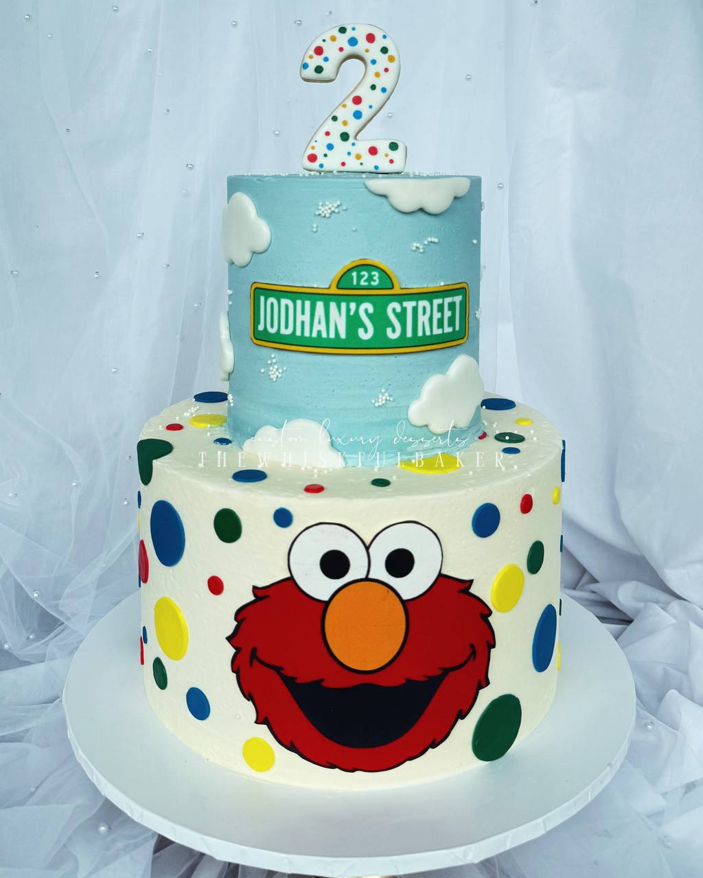 Two tier custom cake Vancouver