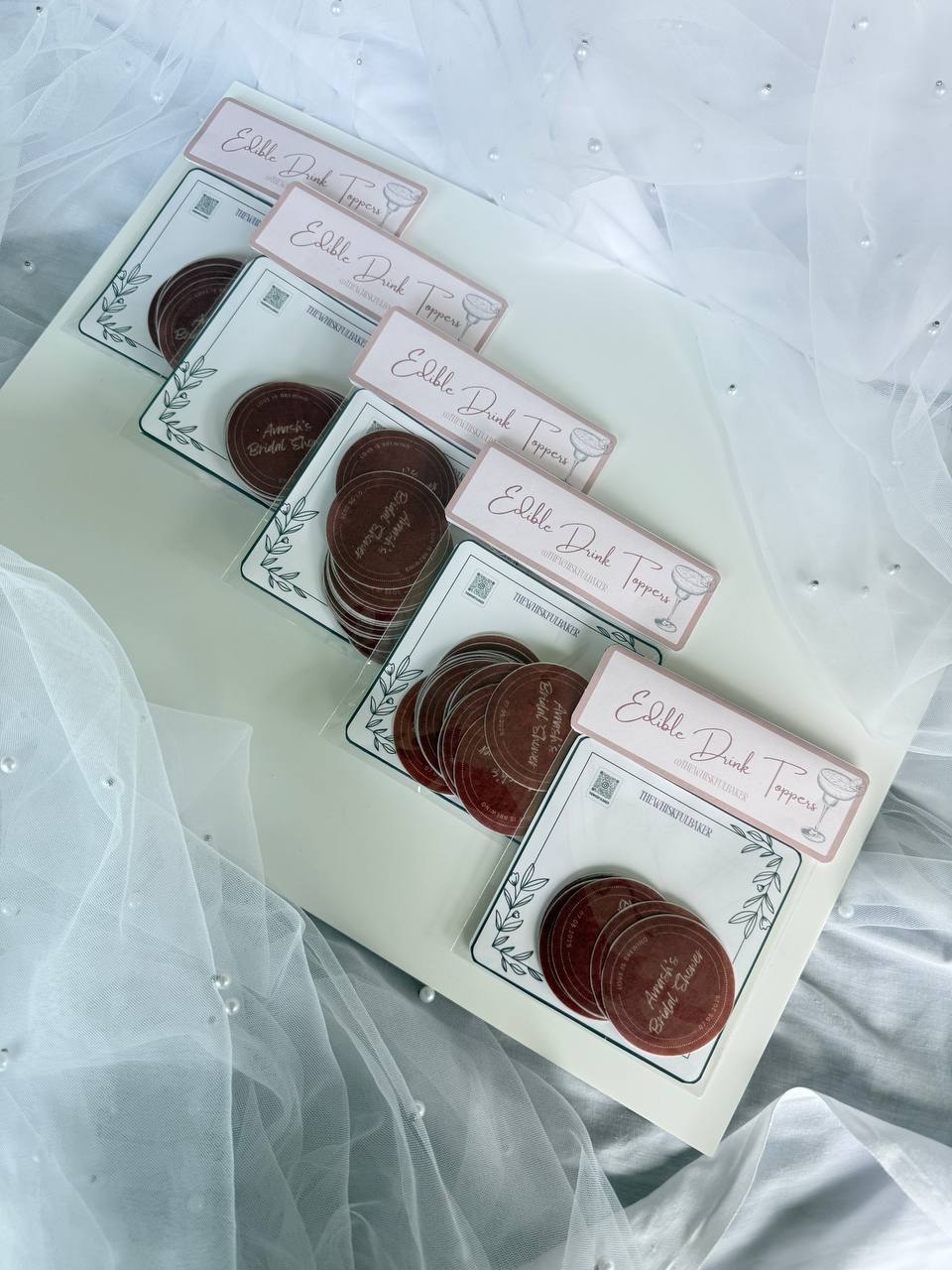 Graduation dessert table photo toppers