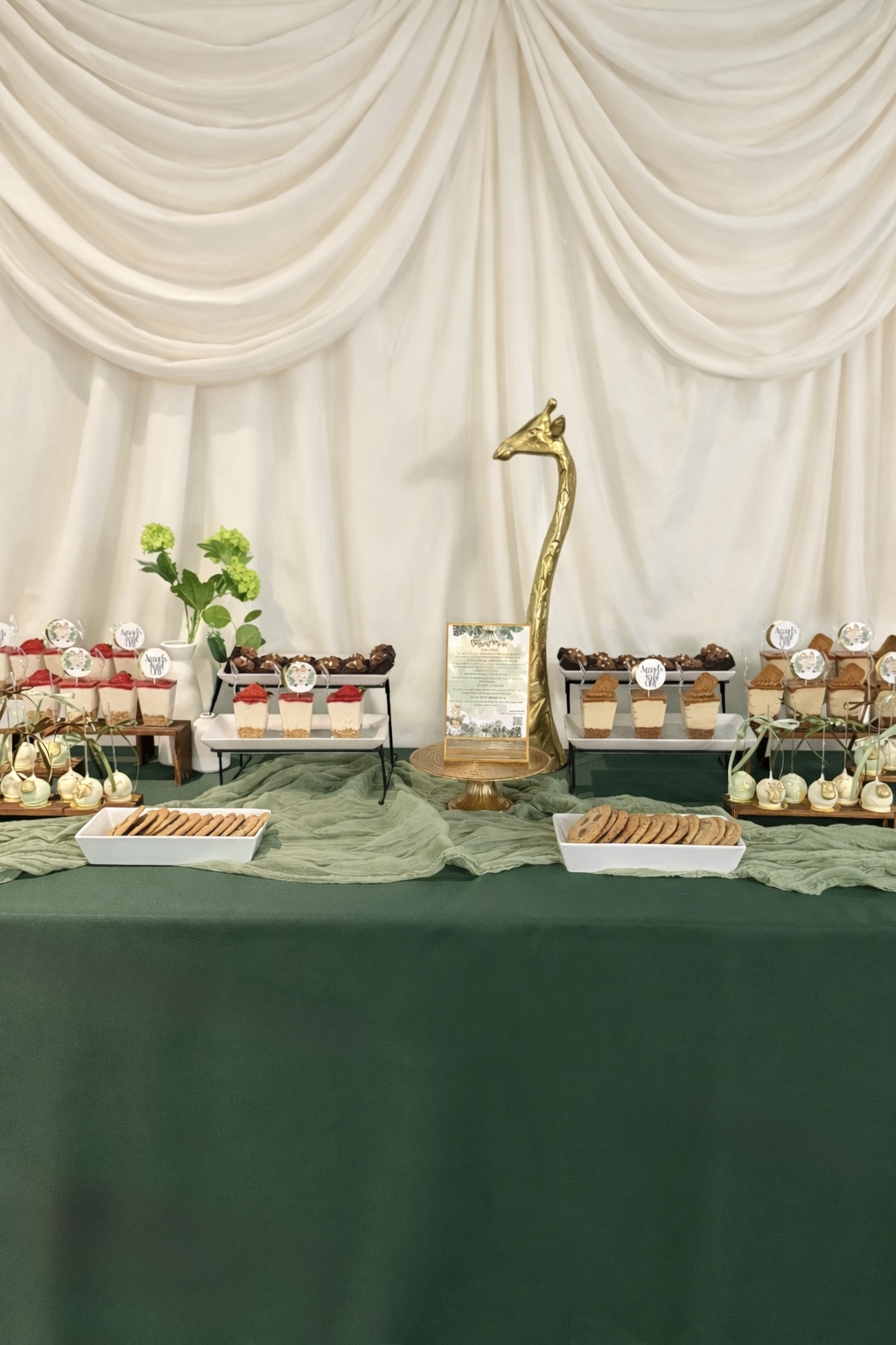 Themed dessert table styling in Vancouver