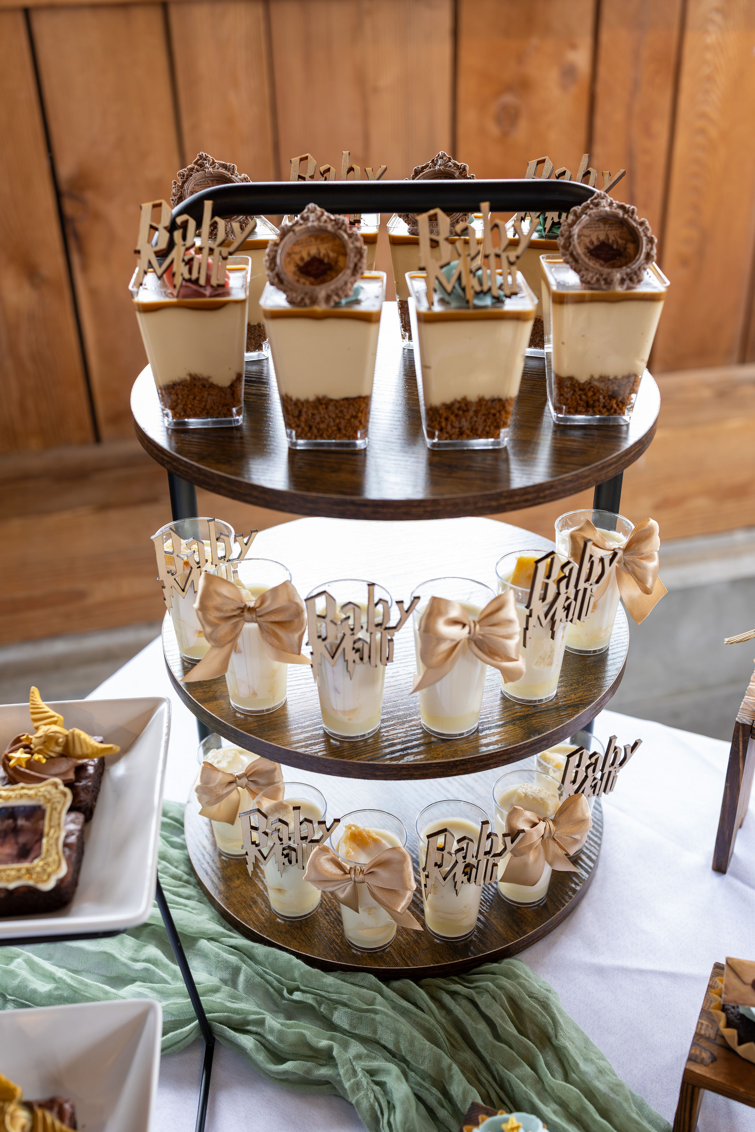 Assorted dessert cups