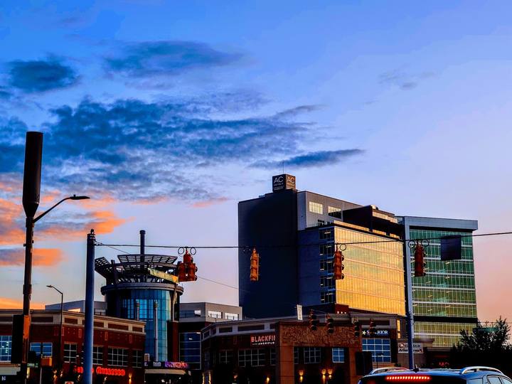 Ballantyne, Charlotte, at sunset