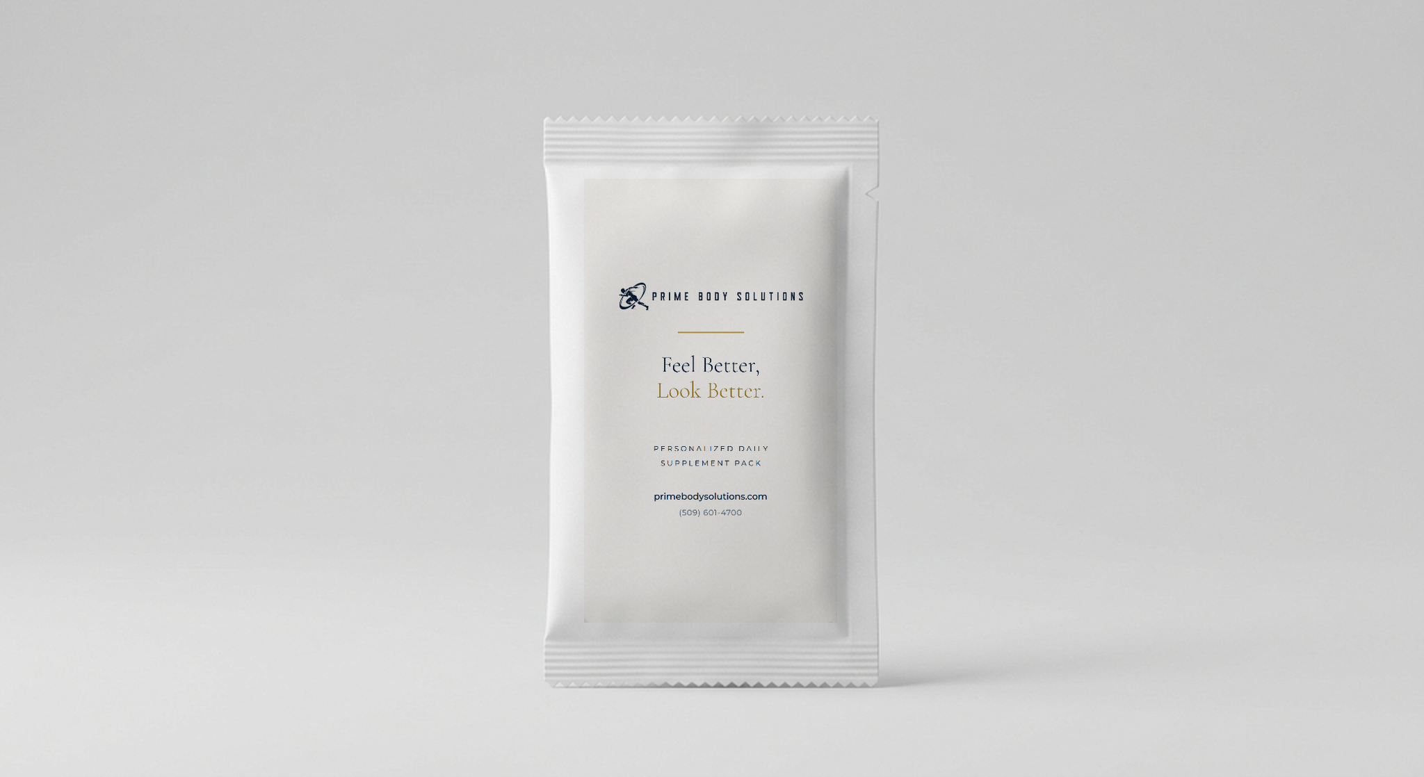 Prime Body Solutions daily wellness pack pouch
